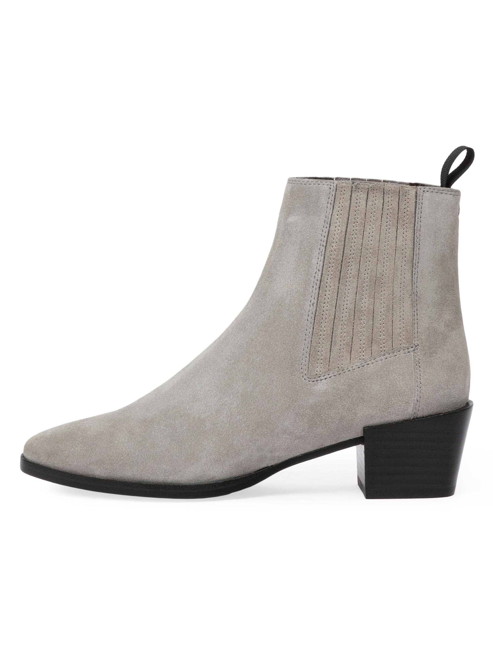 rag & bone Women's Rover 45MM Suede Ankle Boots - Cemento