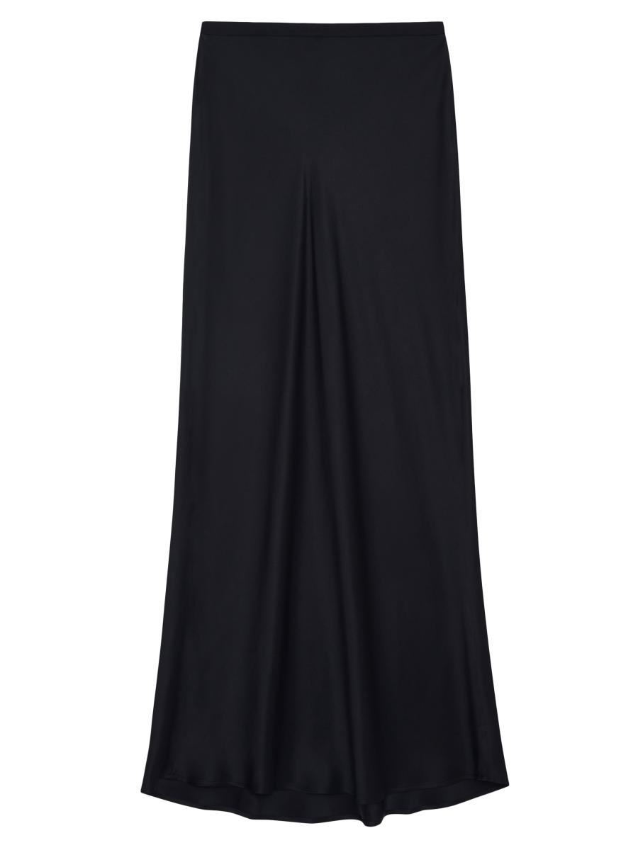 ワンピース ANINE BING Women Mid Skirts 25PA0210321BLK26 BLACK Black Anine Bing Bar Silk Maxi Skirt | Saks Fifth Avenue