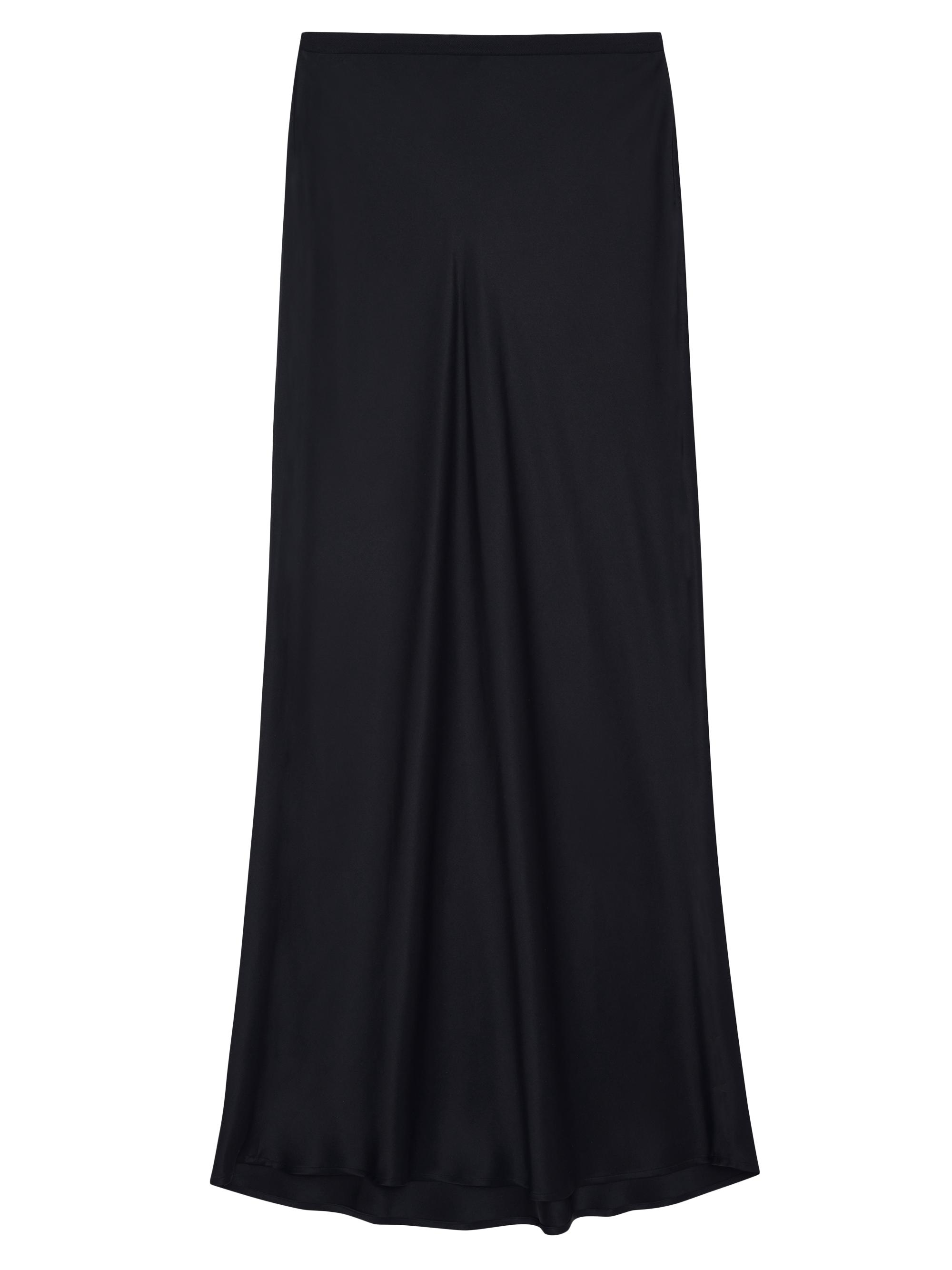 Anine Bing Women's Bar Silk Maxi Skirt - Black