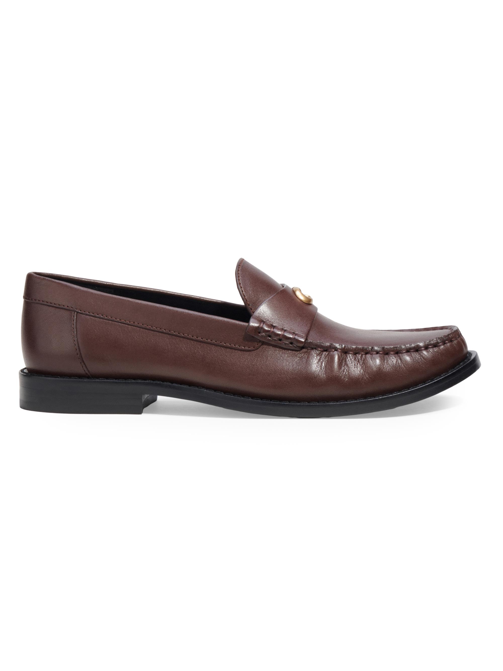 COACH Jolene 13MM Leather Loafers | Saks Fifth Avenue