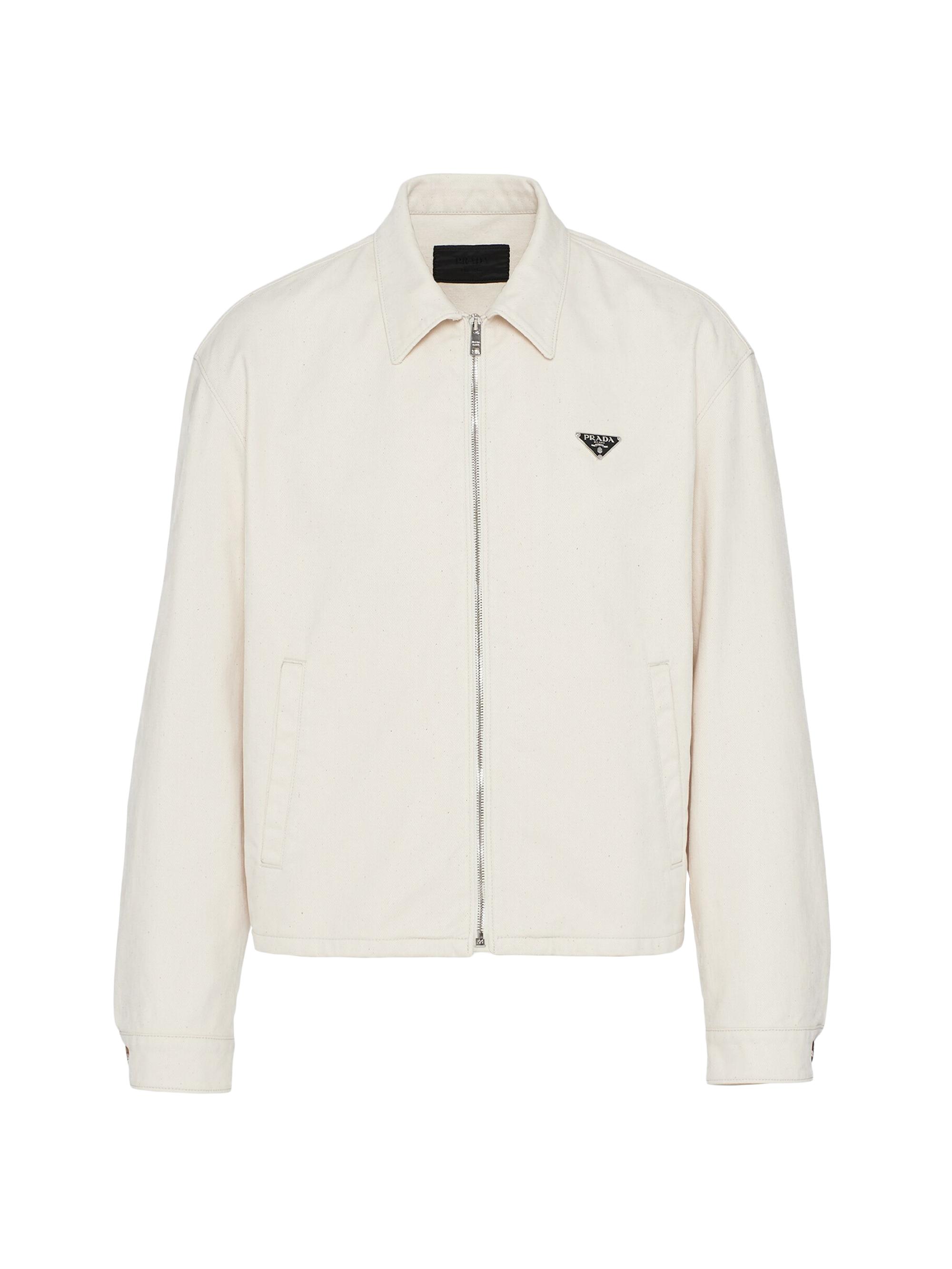 m*n様 PRADA ヴェロア ジャケット Prada Velvet Denim Blouson Jacket | Saks Fifth Avenue