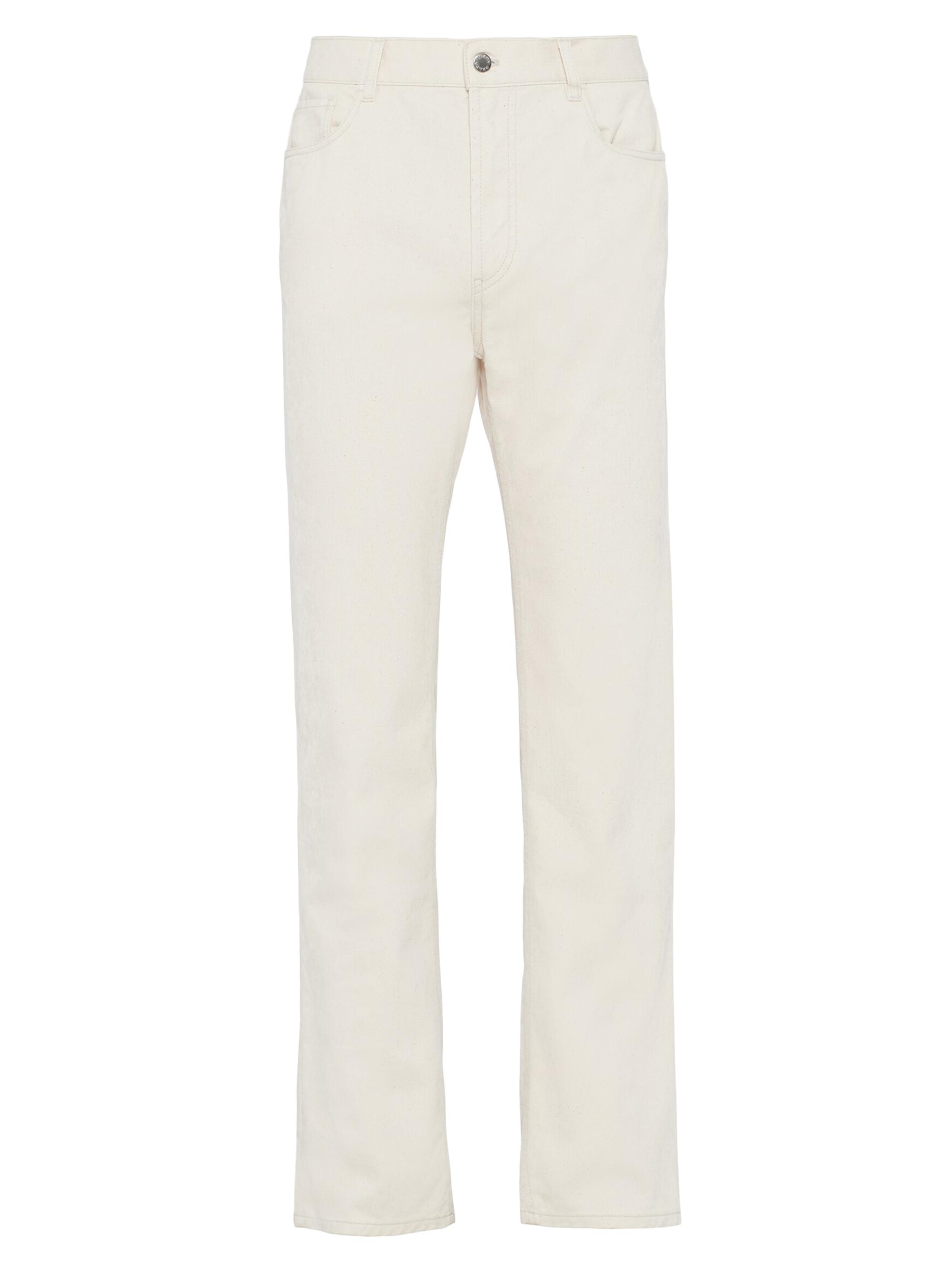 Prada Men's Five-Pocket Pinwale Corduroy Pants - Beige
