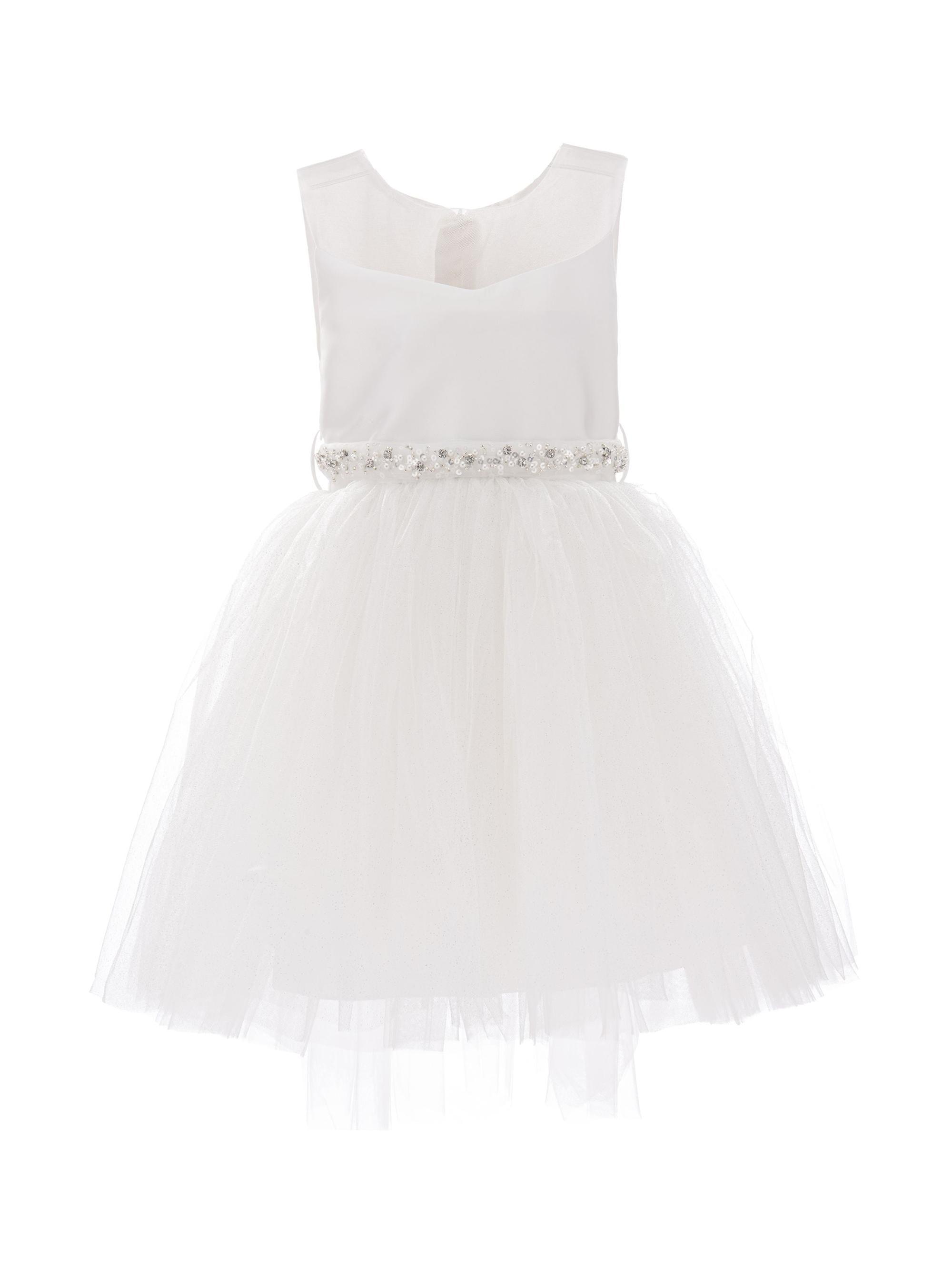 Tulleen Little Girl's & Girl's Sabrina Dress - White