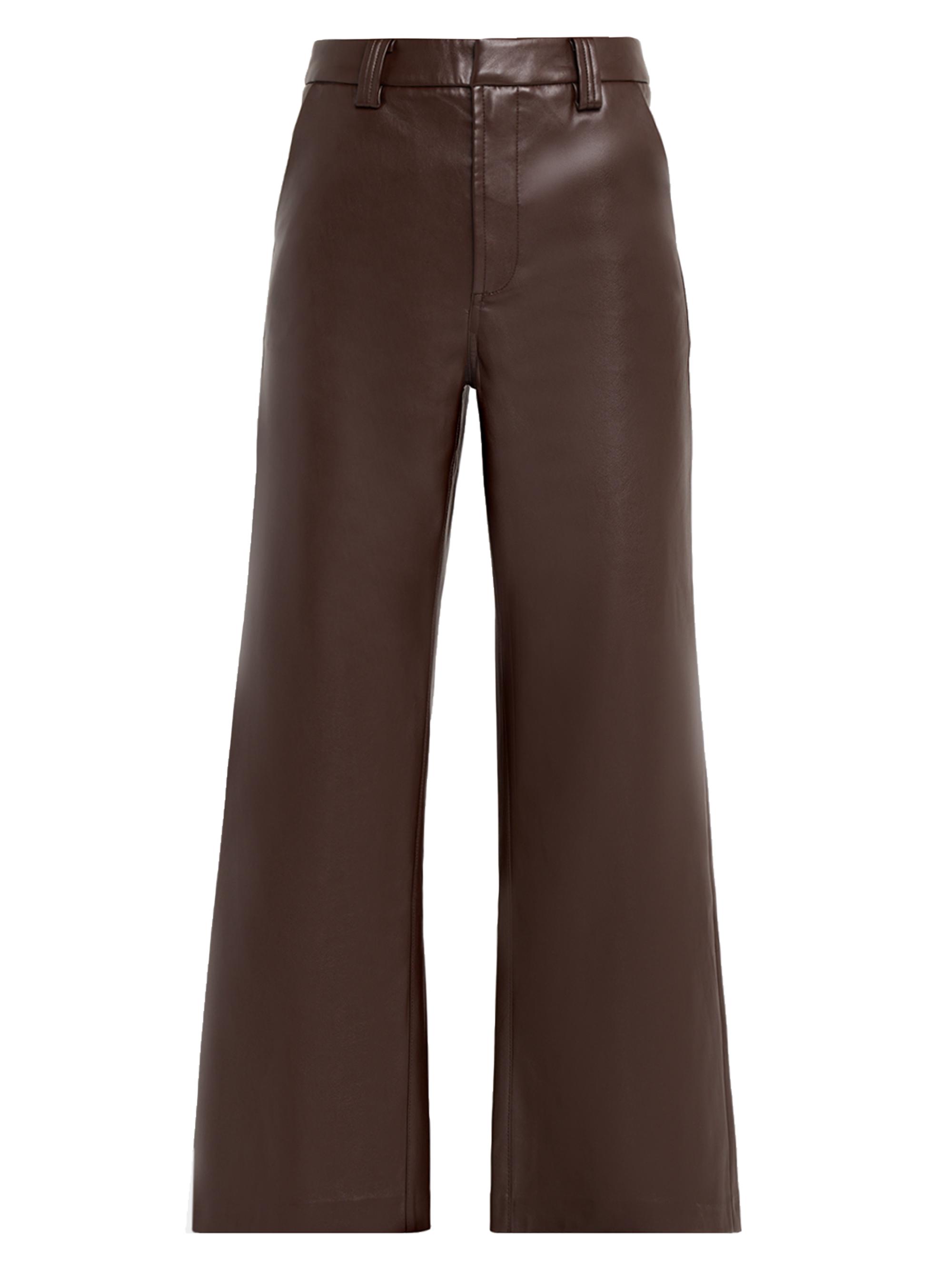 【人気☆MELT THE LADY】こげ茶　フェイクレザーパンツ　サイズM Cami NYC Zenobia Faux-Leather Straight-Leg Pants | Saks Fifth Avenue