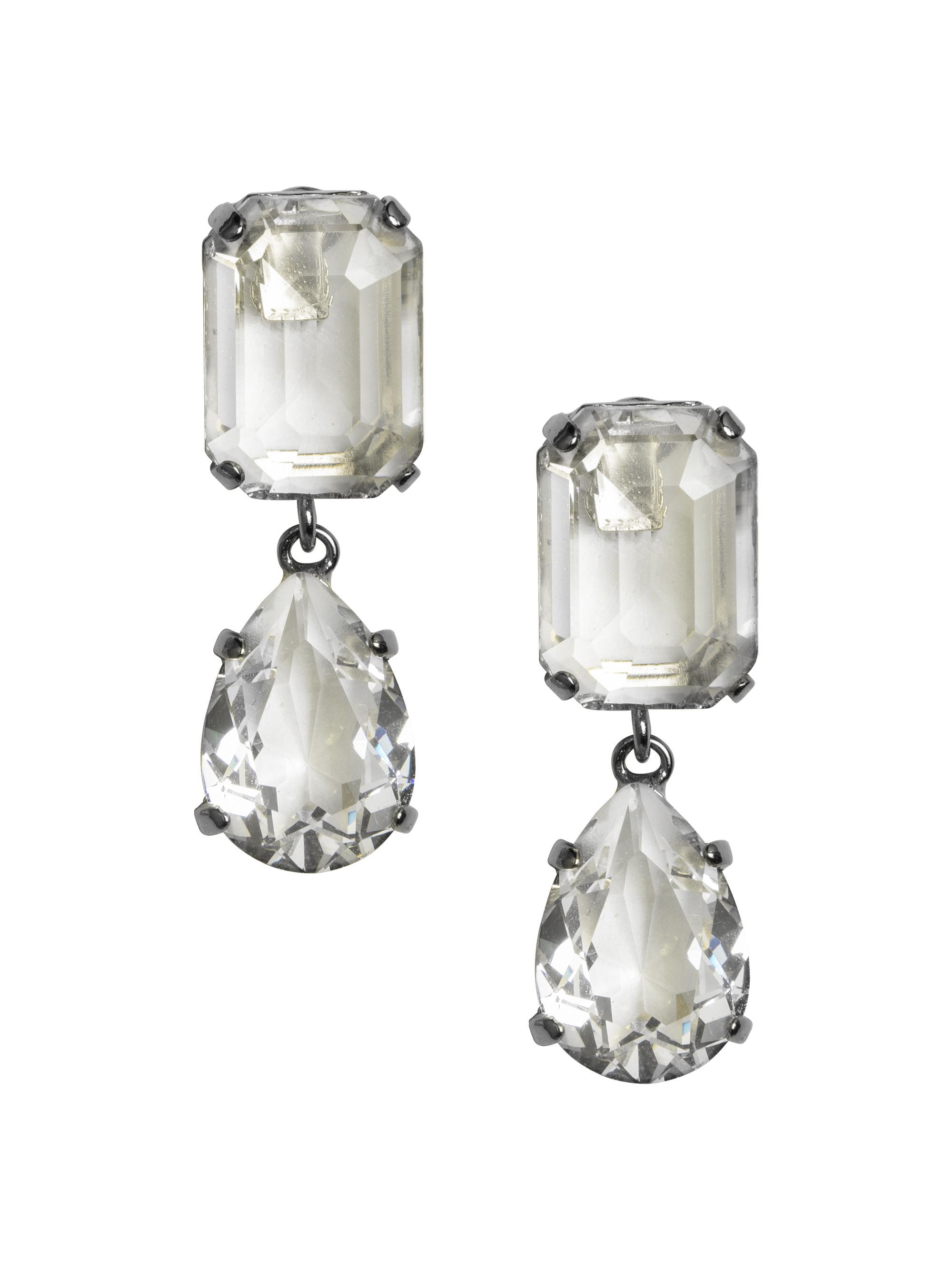 Jennifer Behr Women's 14K-Gold-Plated & Glass Crystal Double-Drop Earrings - Crystal