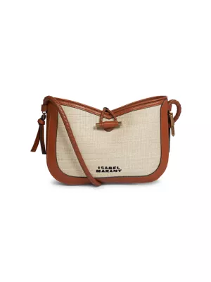 ISABEL MARANT Vigo leather shoulder bag - Neutrals