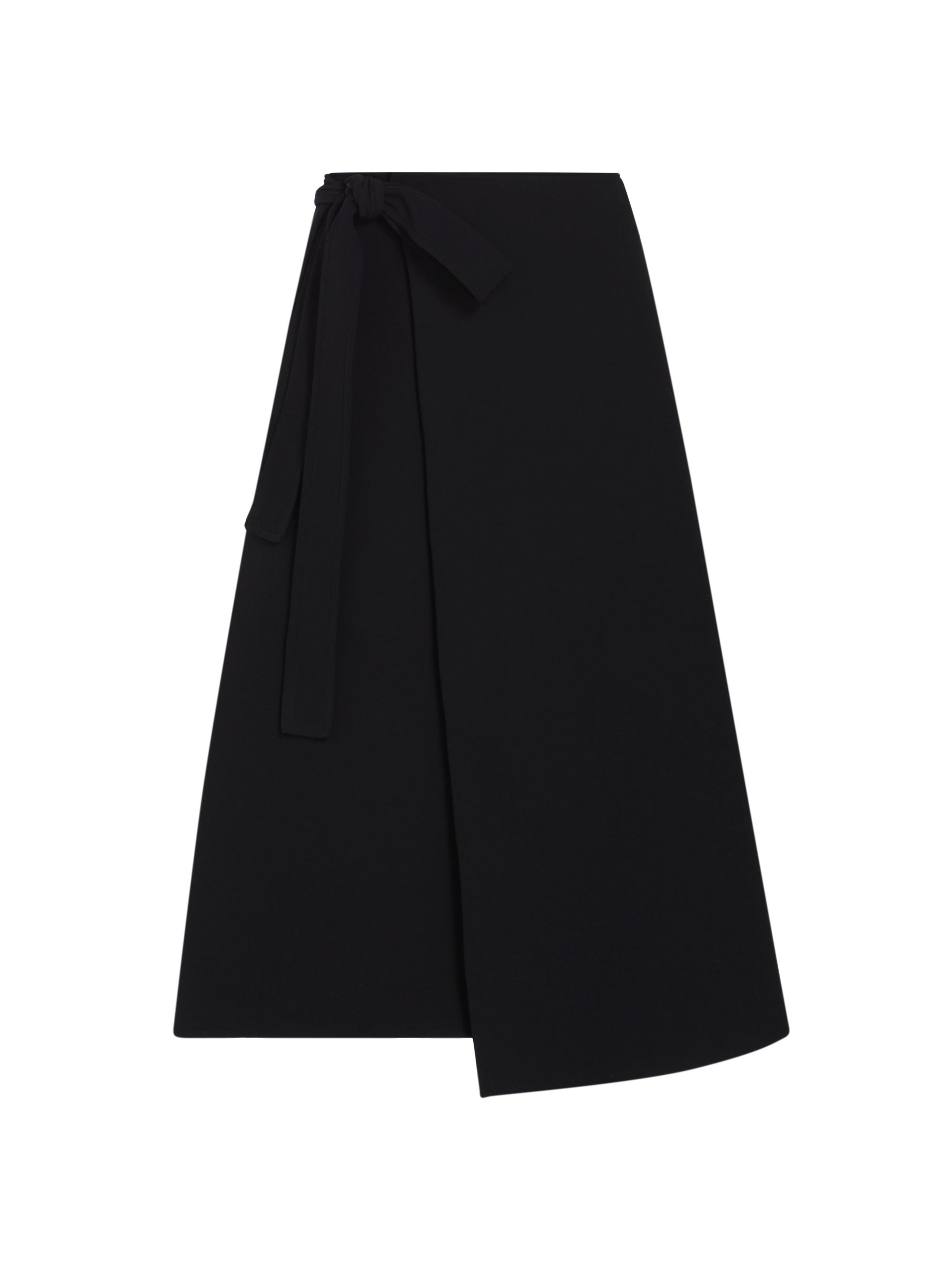 Proenza Schouler Women's Suiting Wrap Midi-Skirt - Black