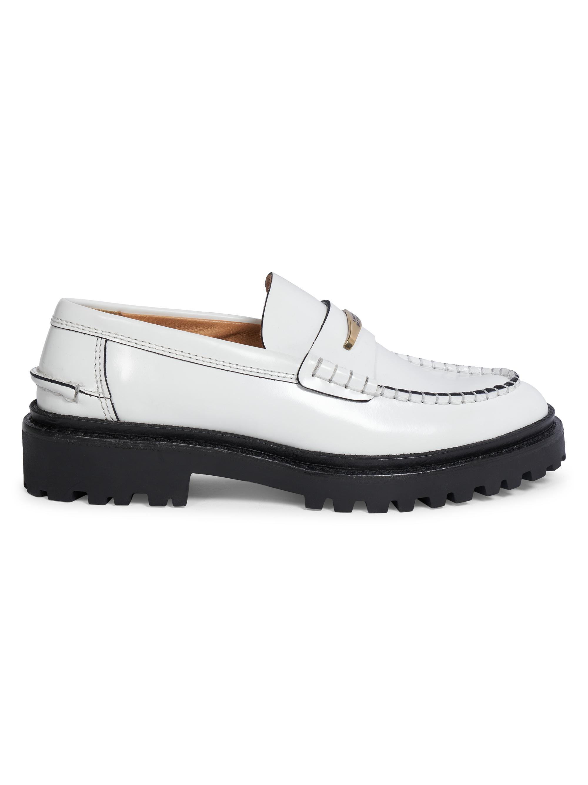 Isabel Marant Women's Frezza Leather Loafers - White