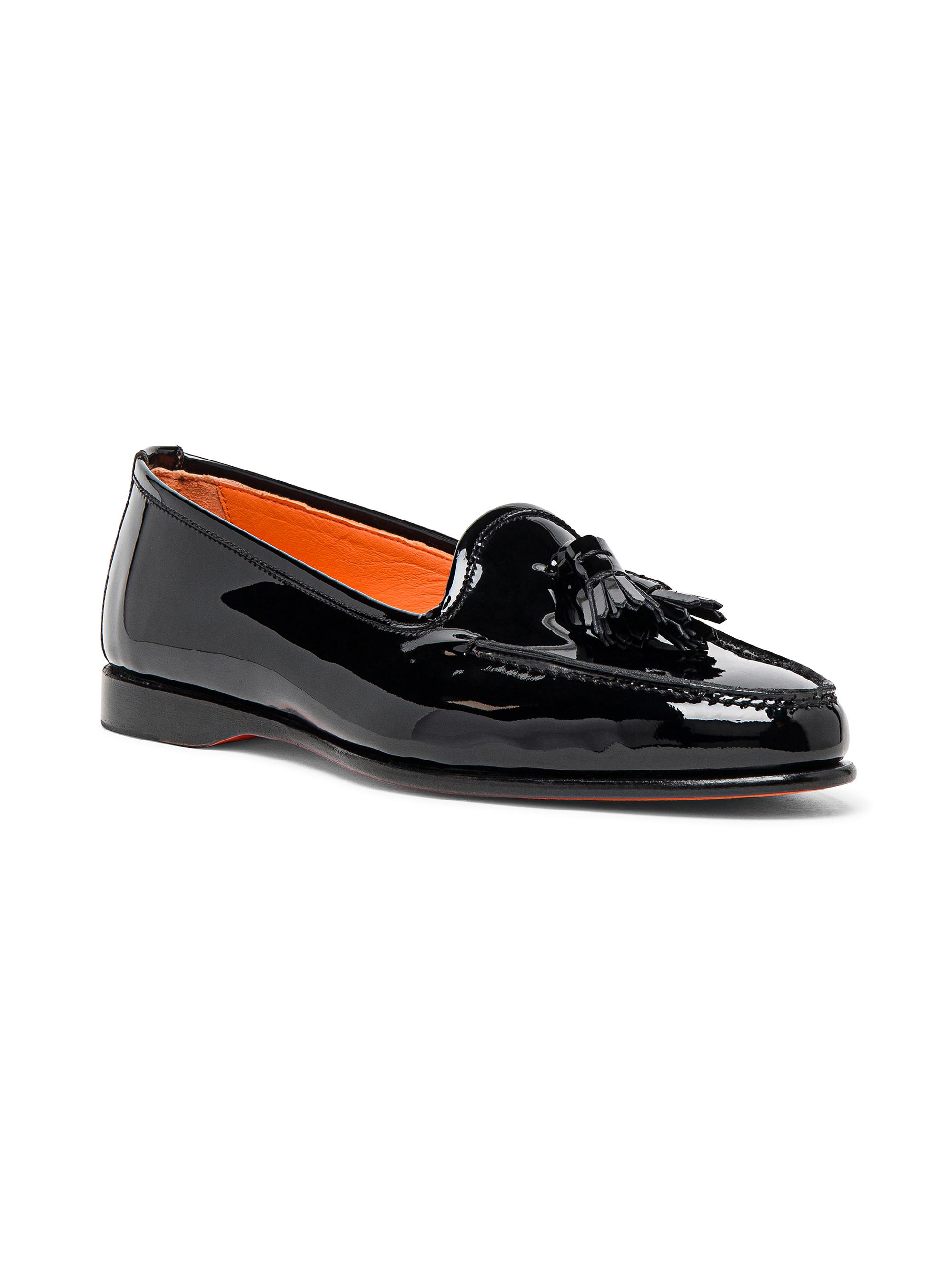 Santoni Andrea Patent Leather Tassel Loafers | Saks Fifth Avenue