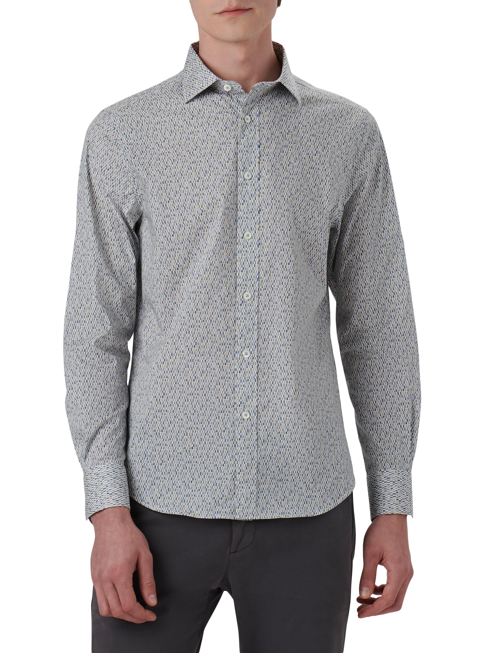 Bugatchi Axel Long-Sleeve Shaped Shirt | Saks Fifth Avenue