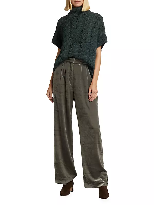 Shop Splendid Irene Velvet Trousers | Saks Fifth Avenue