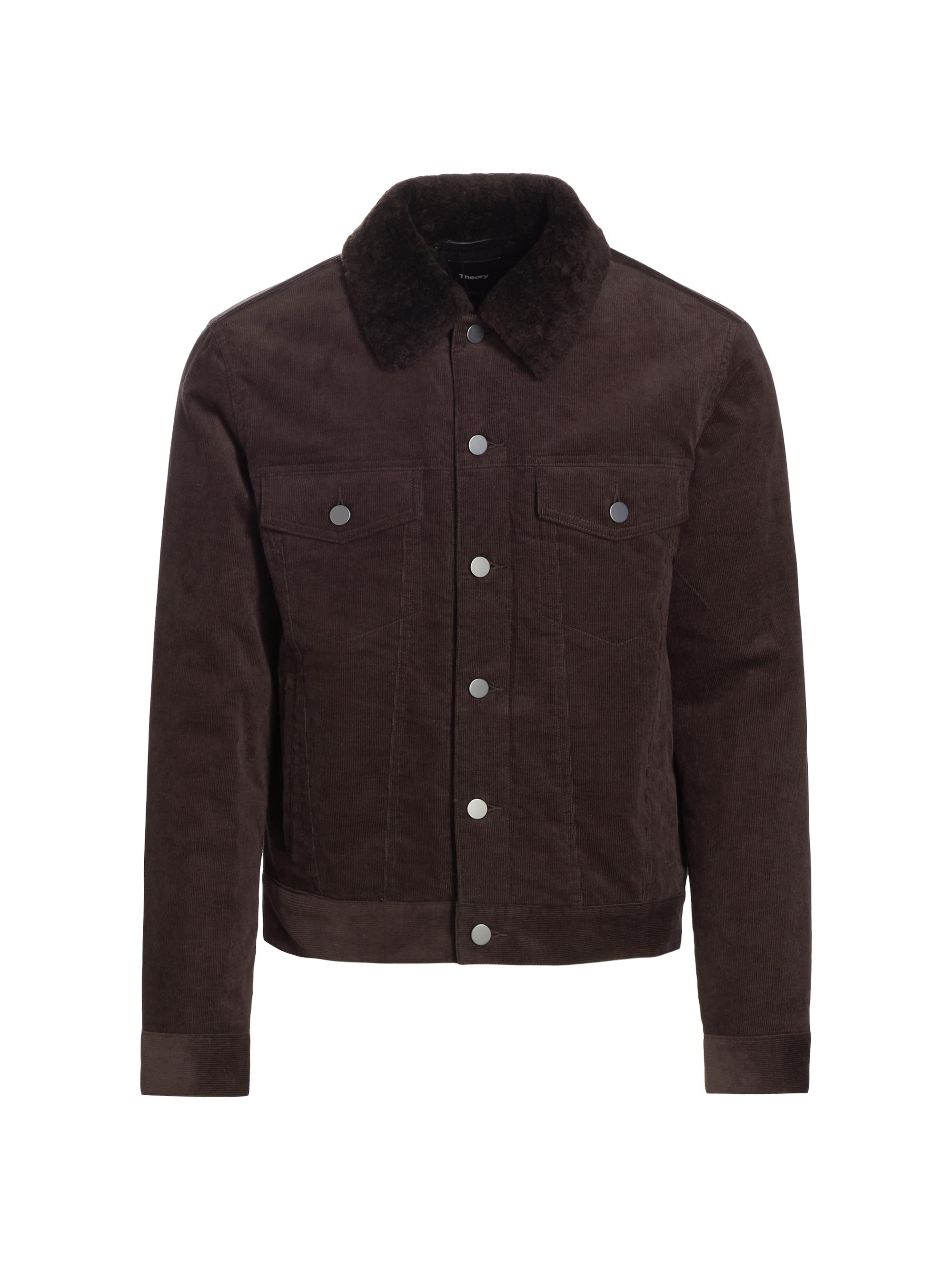 Theory Men's Neil Stretch Corduroy Jacket - Mink