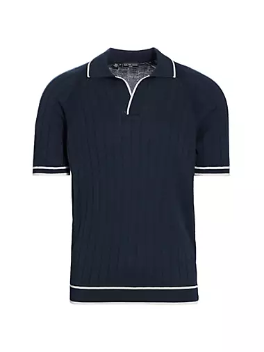 Slim-Fit Cotton-Blend Polo Shirt