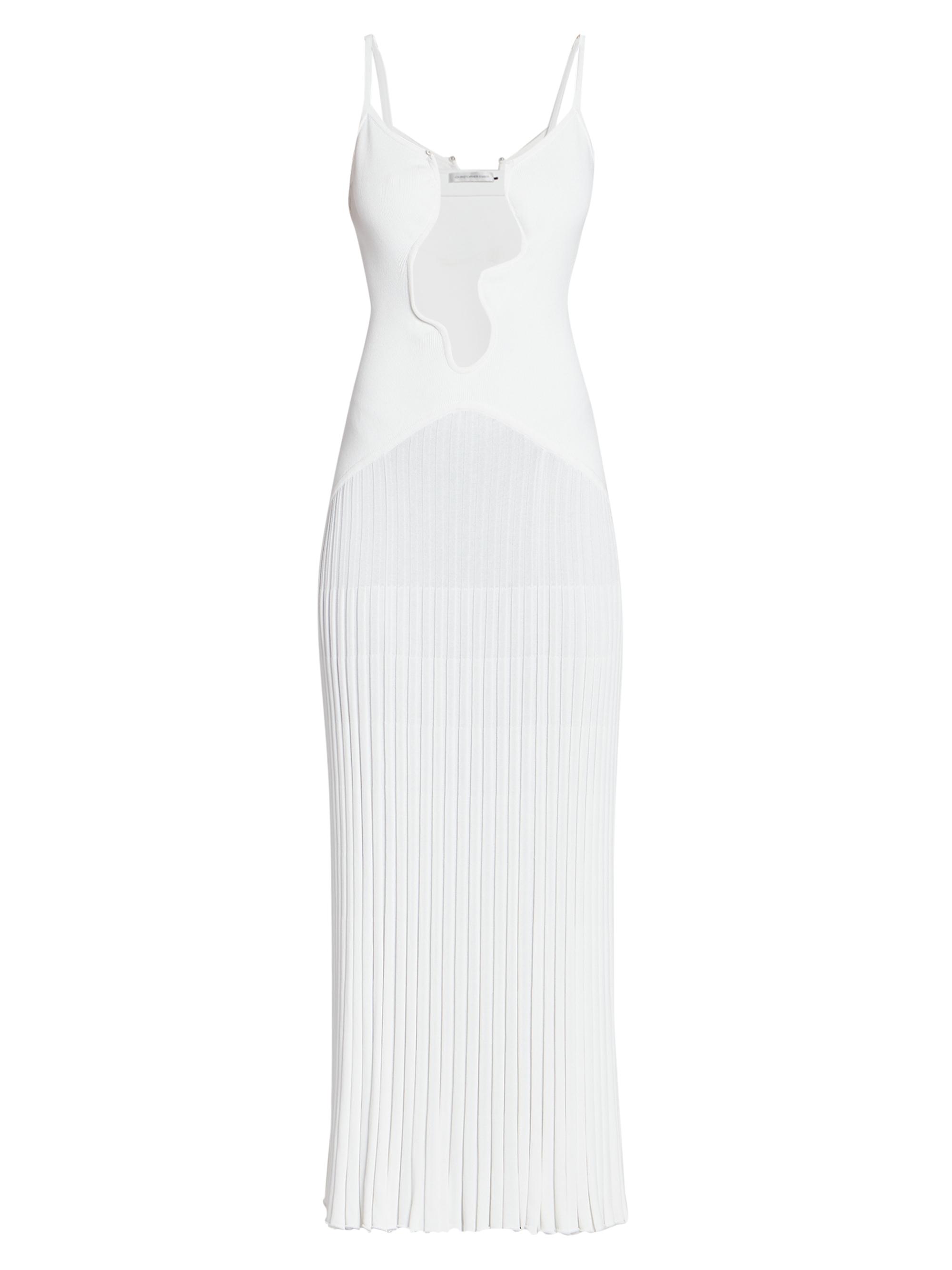 white christmas dresses Catherine Crochet Pearl Maxi Dress - White main image 0