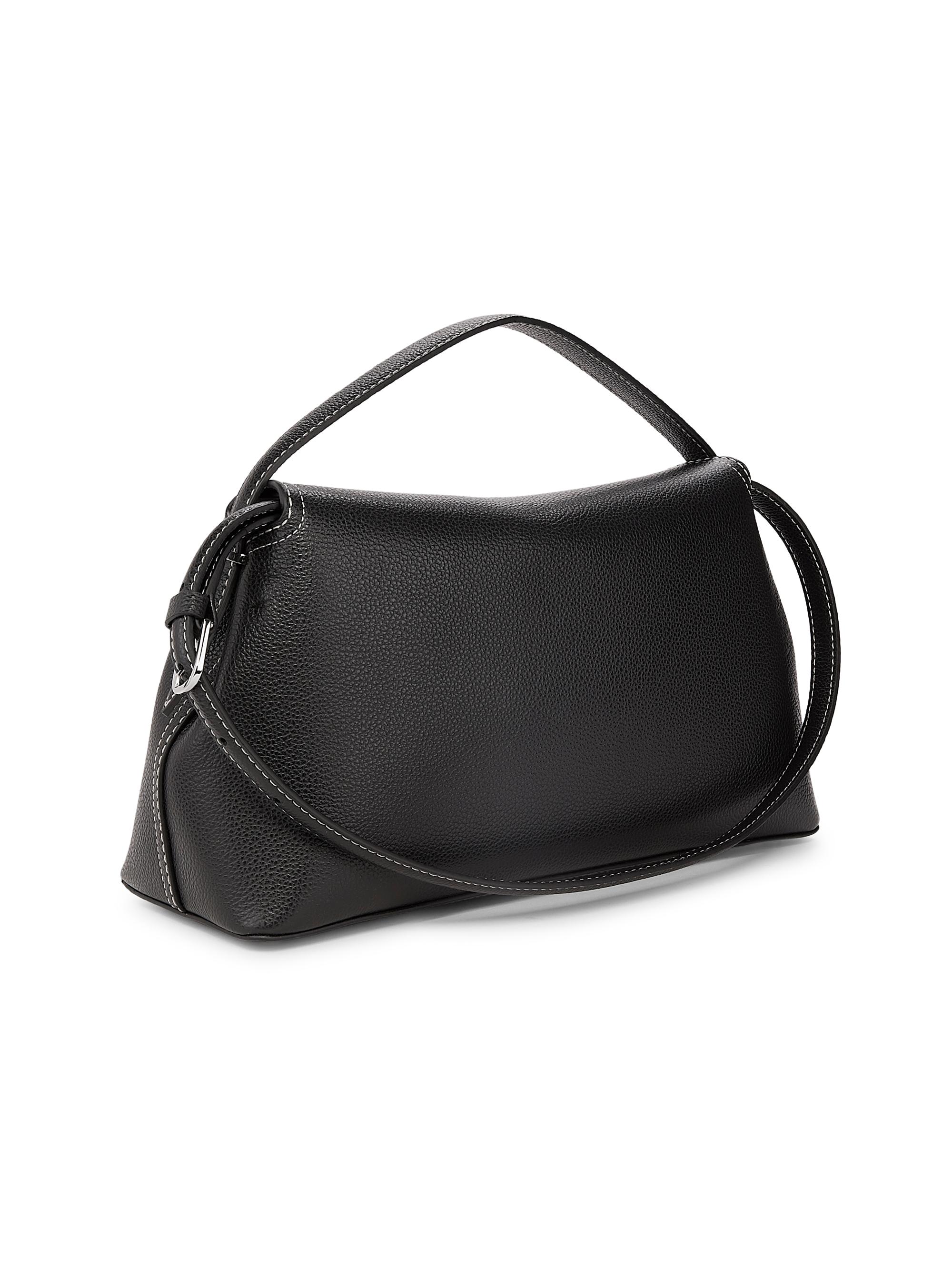 Toteme T-Lock Leather Top-Handle Bag | Saks Fifth Avenue