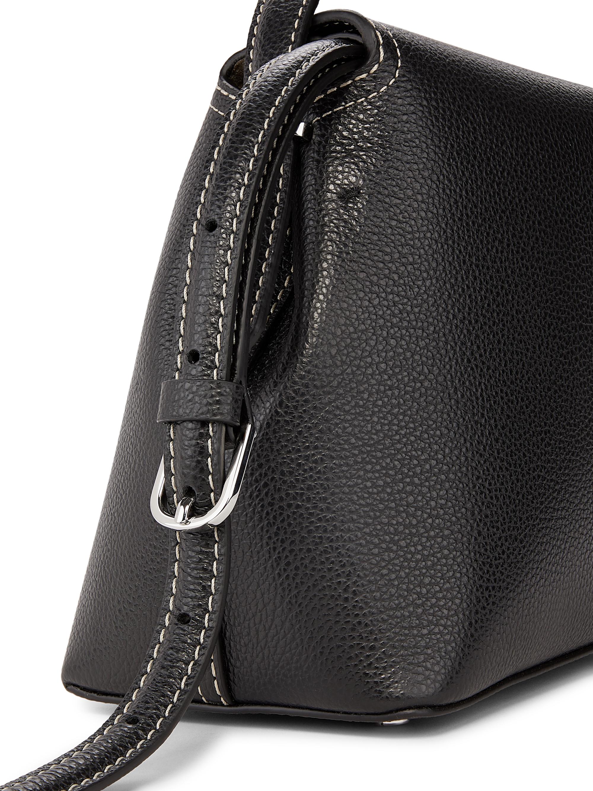 Toteme T-Lock Leather Top-Handle Bag | Saks Fifth Avenue