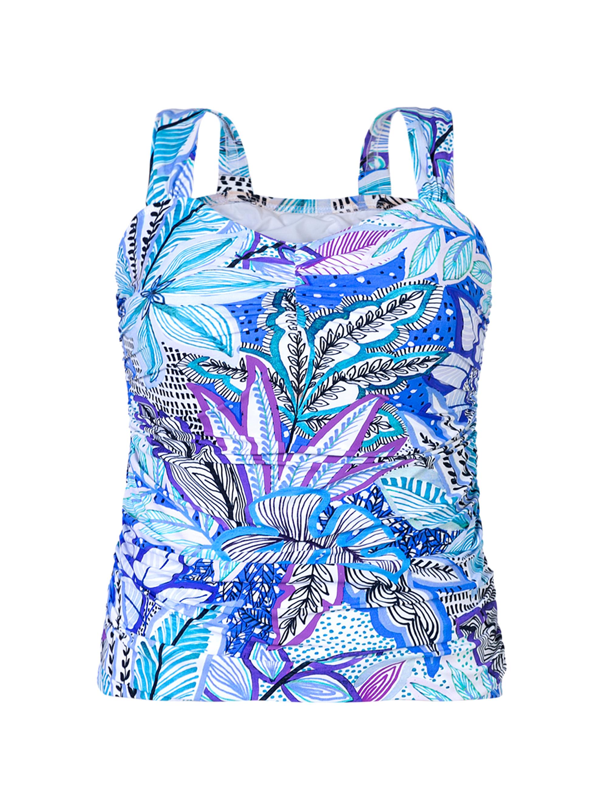 Gottex Swimwear Women's Floral Sweetheart Tankini Top - Tropic Boom