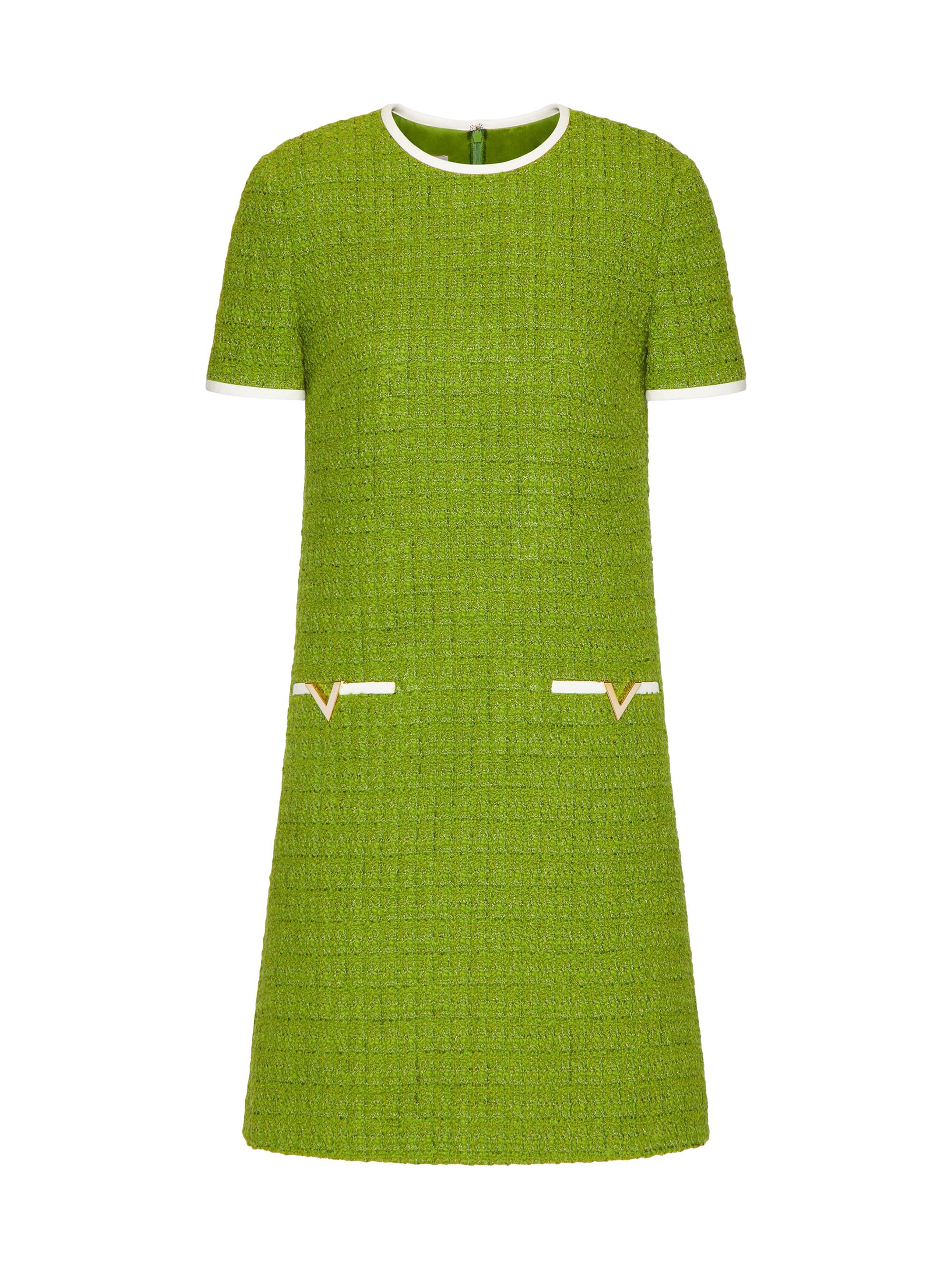 green emerald velvet dress The Trinidad Tweed Strapless Dress main image 0