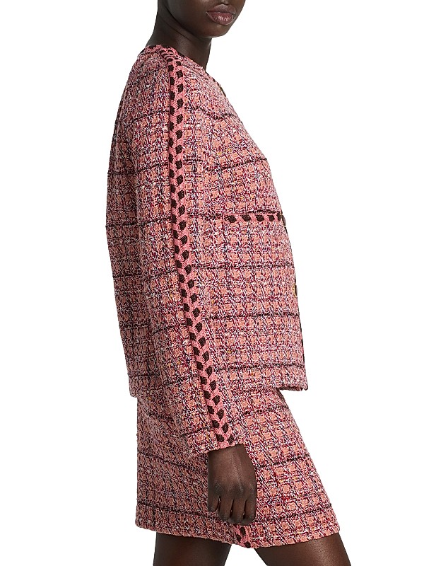 Shop St. John Evening Metallic Slub Tweed Jacket | Saks Shop St. John Evening Metallic Slub Tweed Jacket | Saks
