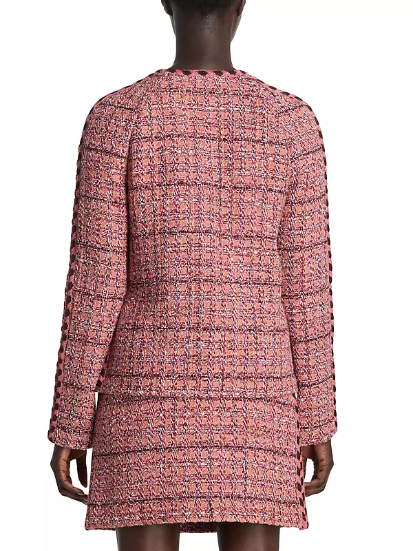 Shop St. John Evening Metallic Slub Tweed Jacket | Saks Shop St. John Evening Metallic Slub Tweed Jacket | Saks