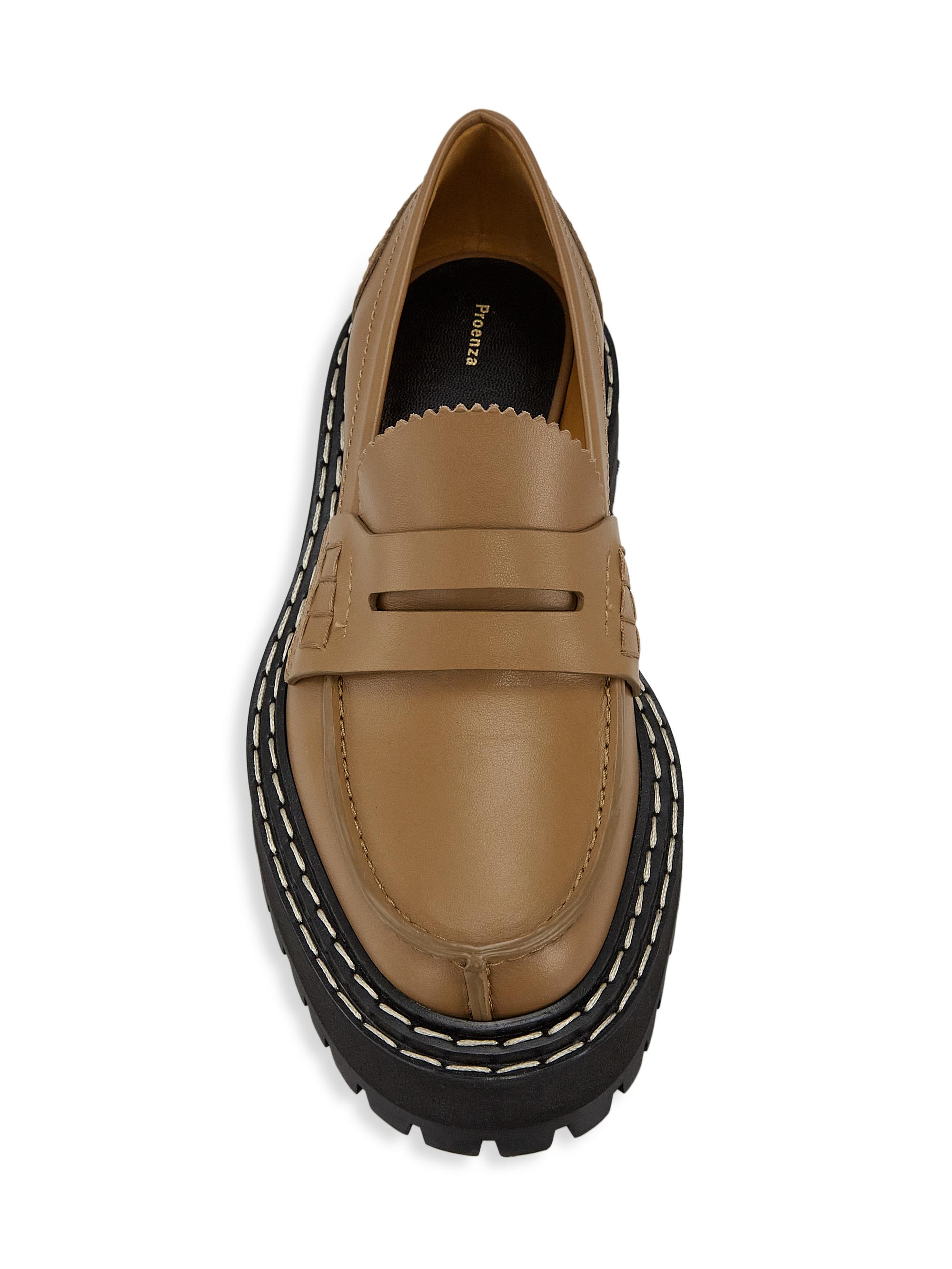Proenza Schouler Leather Lug-Sole Loafers Saks Fifth Avenue