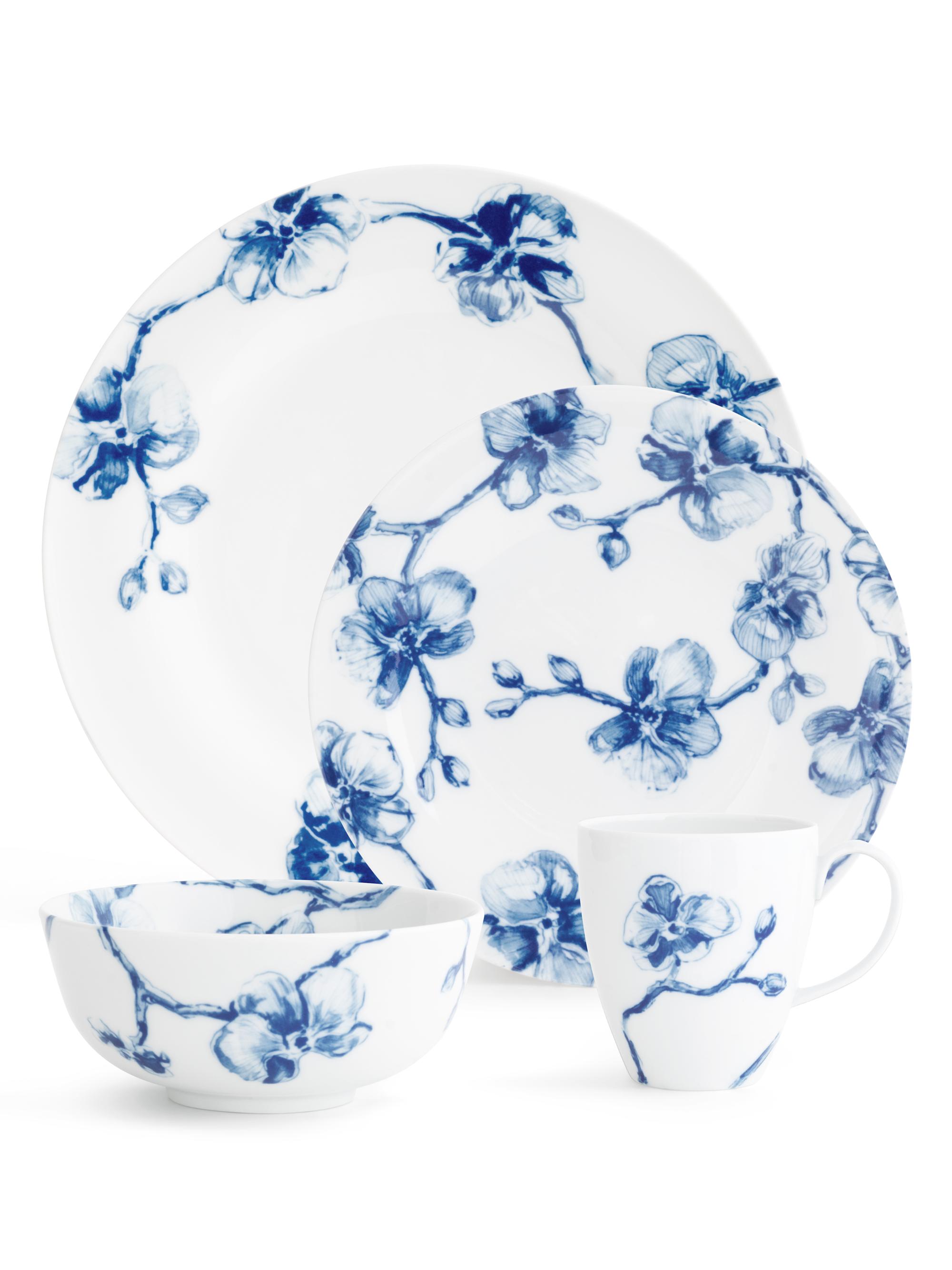 Michael Aram Blue Orchid 4-Piece Dinnerware Set - Blue Orchid