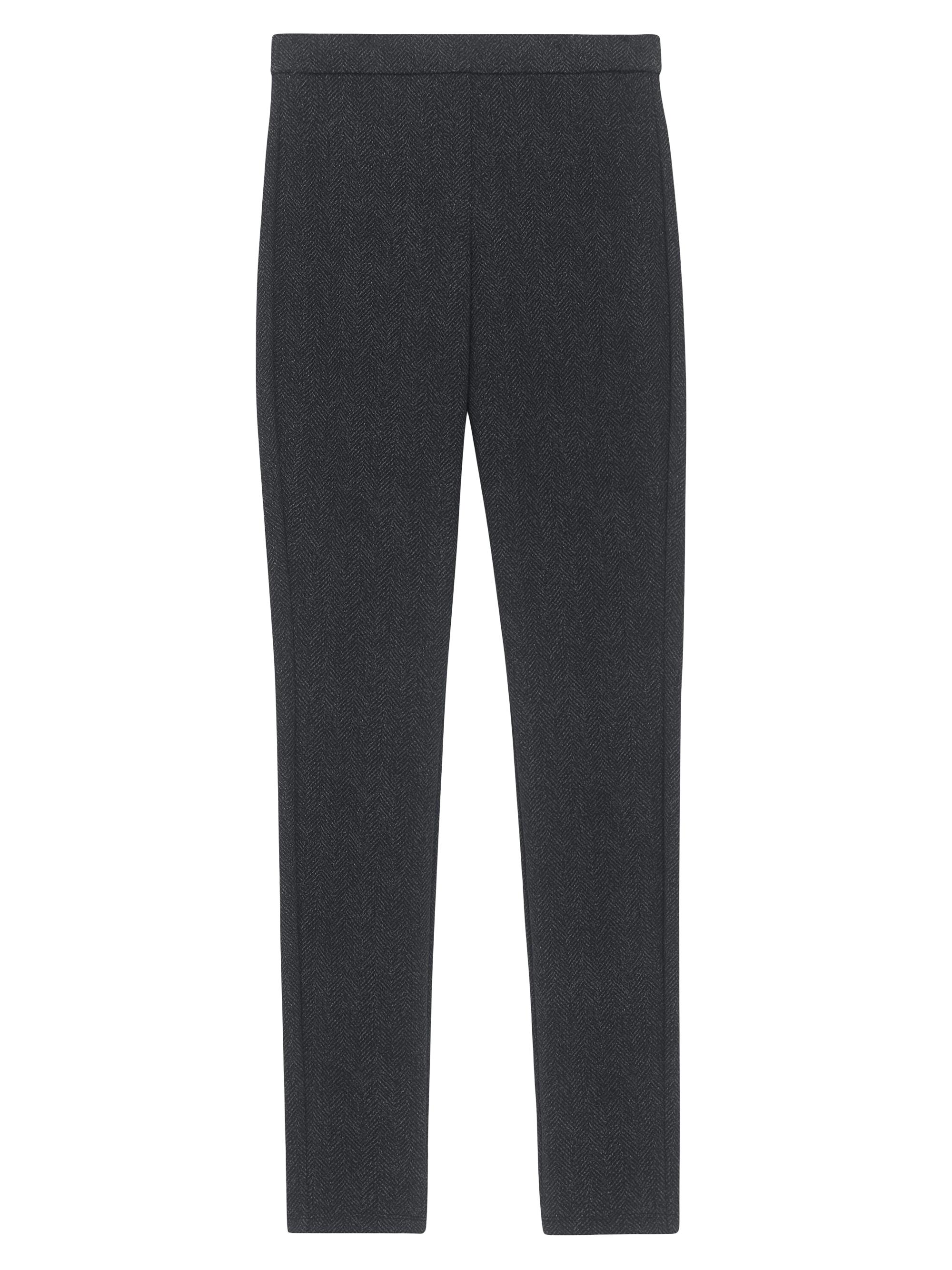 Theory Women's Ponté-Knit Leggings - Charcoal Melange