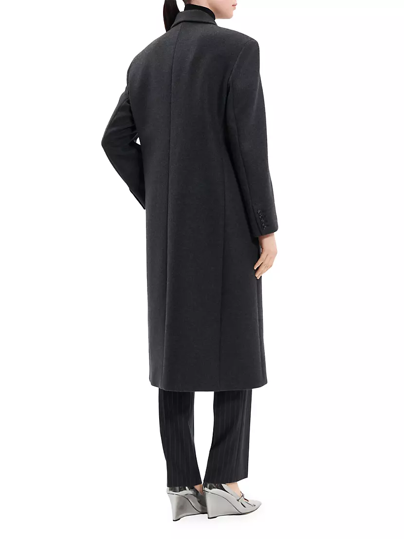 NY&Co Black Wool-Blend Double-Breasted Long Coat – Mimi's Attic Ithaca
