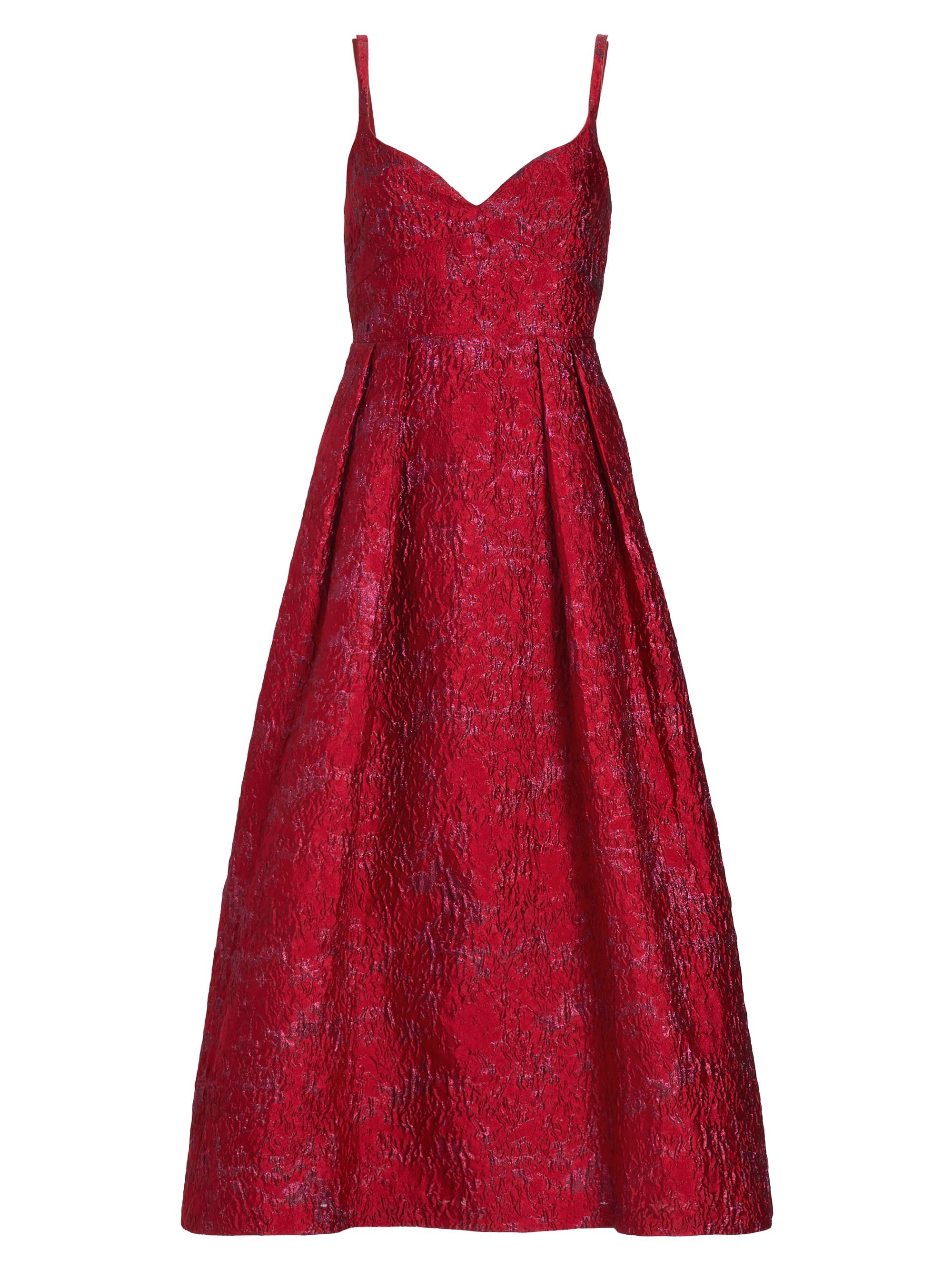 ML Monique Lhuillier Isabela Jacquard Midi-Dress Saks Fifth Avenue