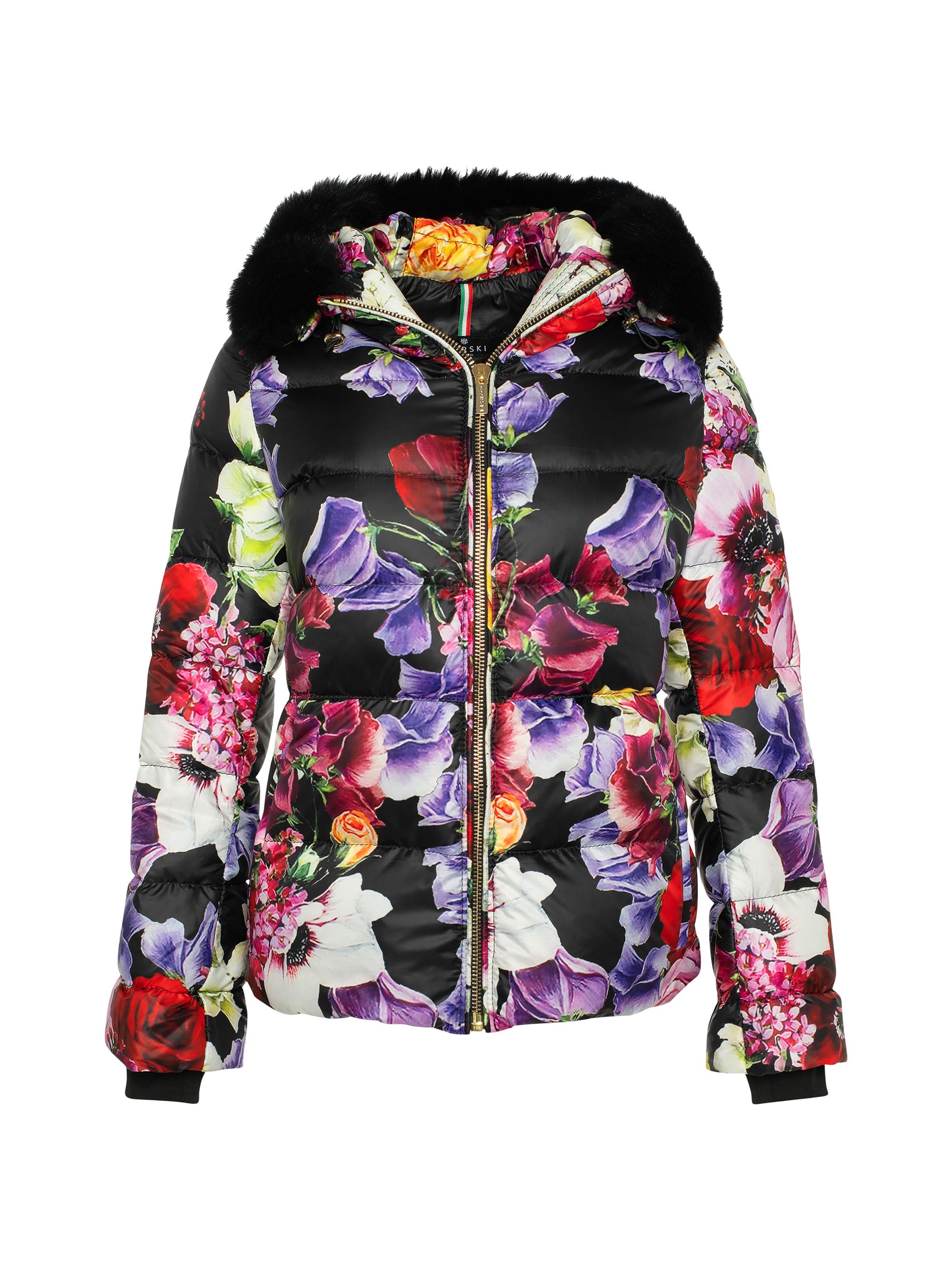 Gorski Women's Apres-Ski Printed Jacket - Black Floral