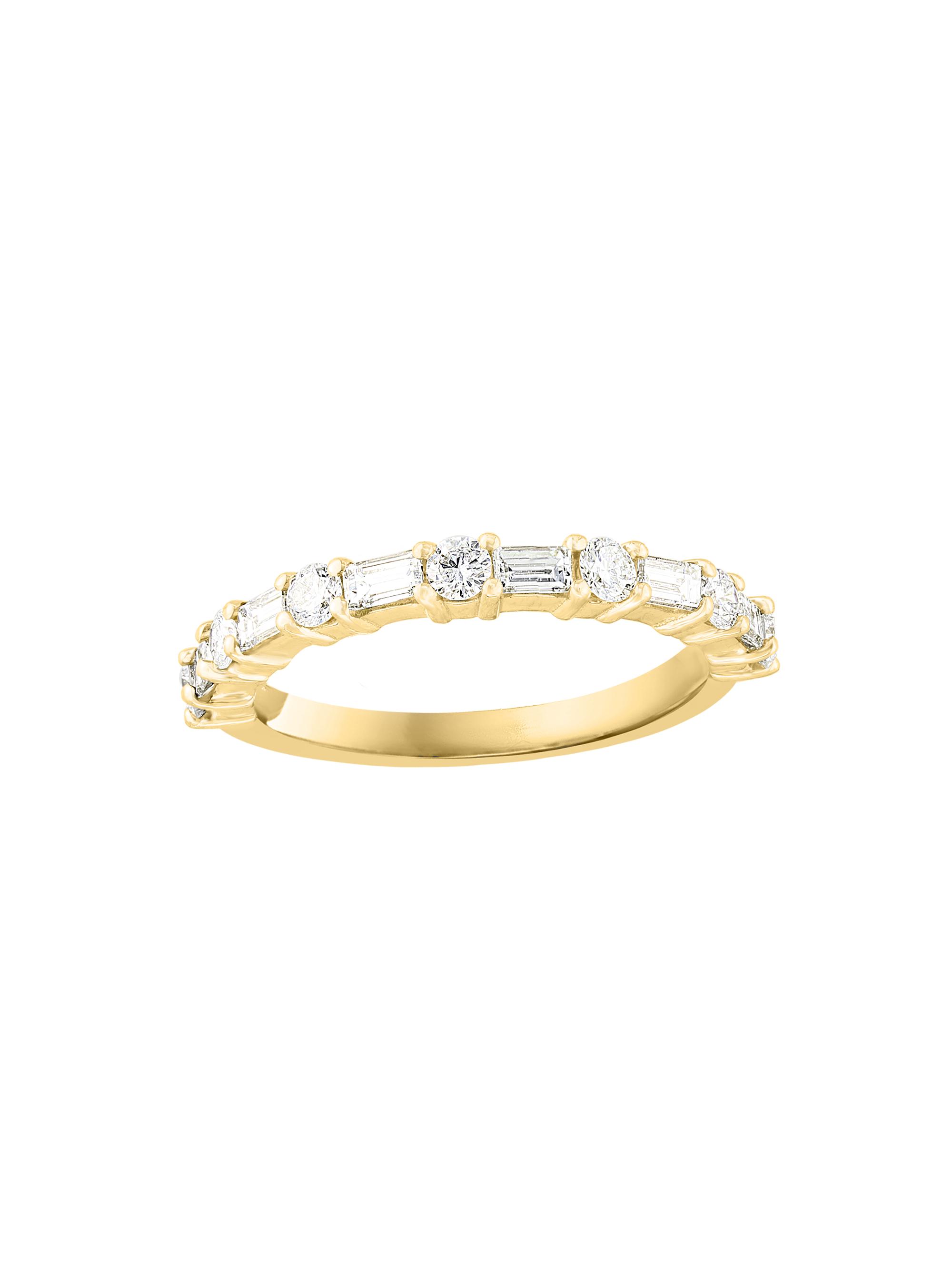 Saks Fifth Avenue Collection Women's 14K Yellow Gold & 0.77 TCW Diamond Band Ring - Yellow Gold