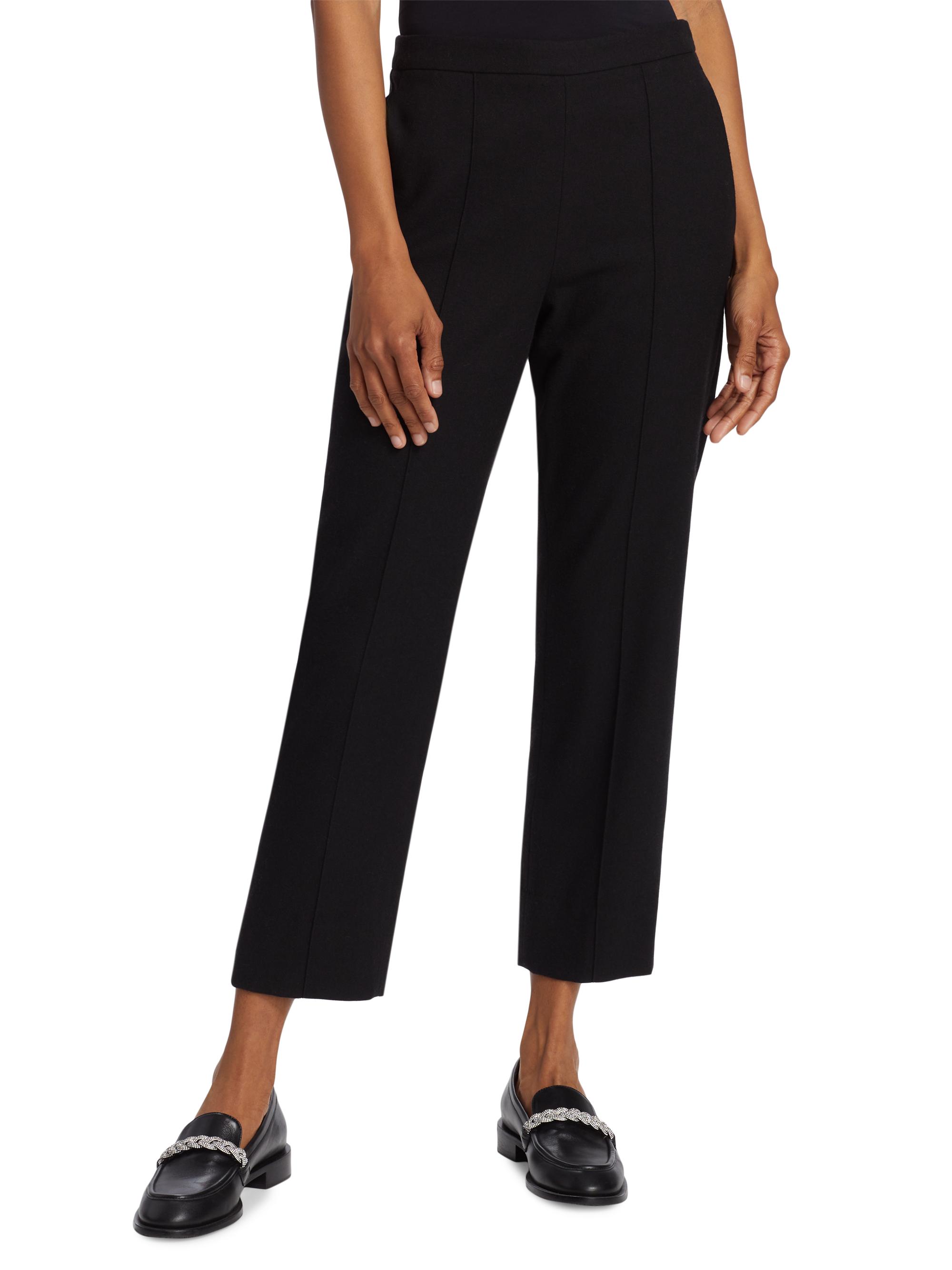 Vince Mid-Rise Wool-Blend Cropped Pants Saks Fifth Avenue