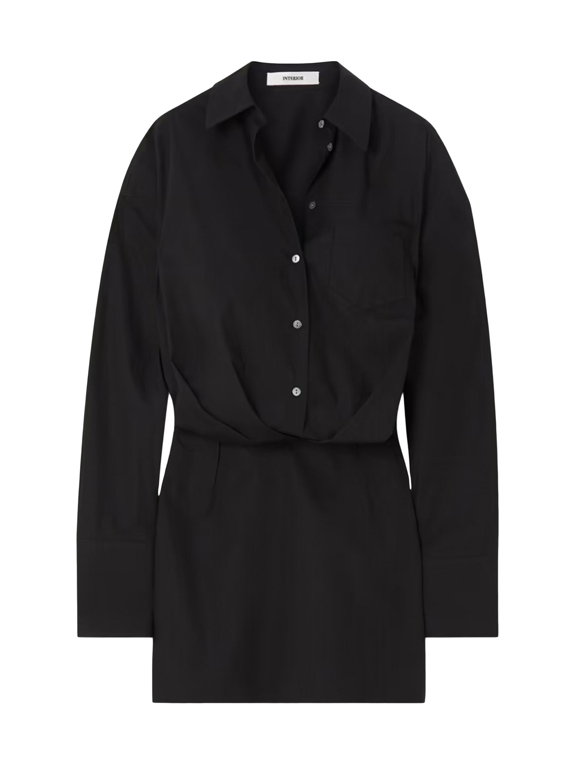 Interior Women's The Tutto Mini Shirtdress - Black