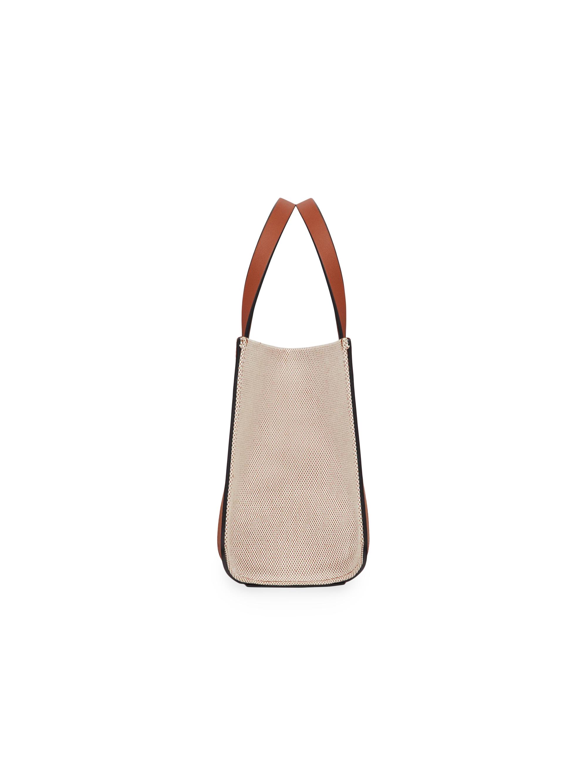 Vlogo Signature Small Canvas Tote Bag