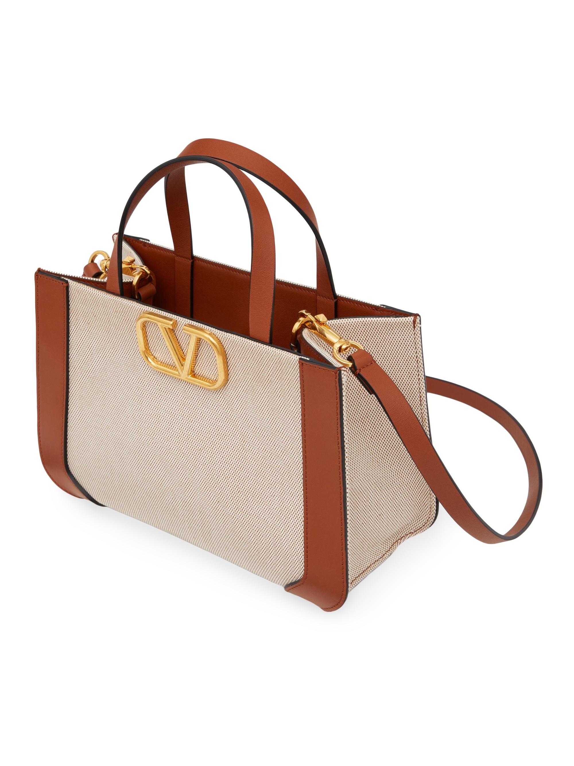 Valentino Garavani VLogo Signature Small Canvas Bag | Saks