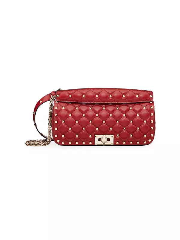 valentino clutch rockstud Rare Red Color New With Tags