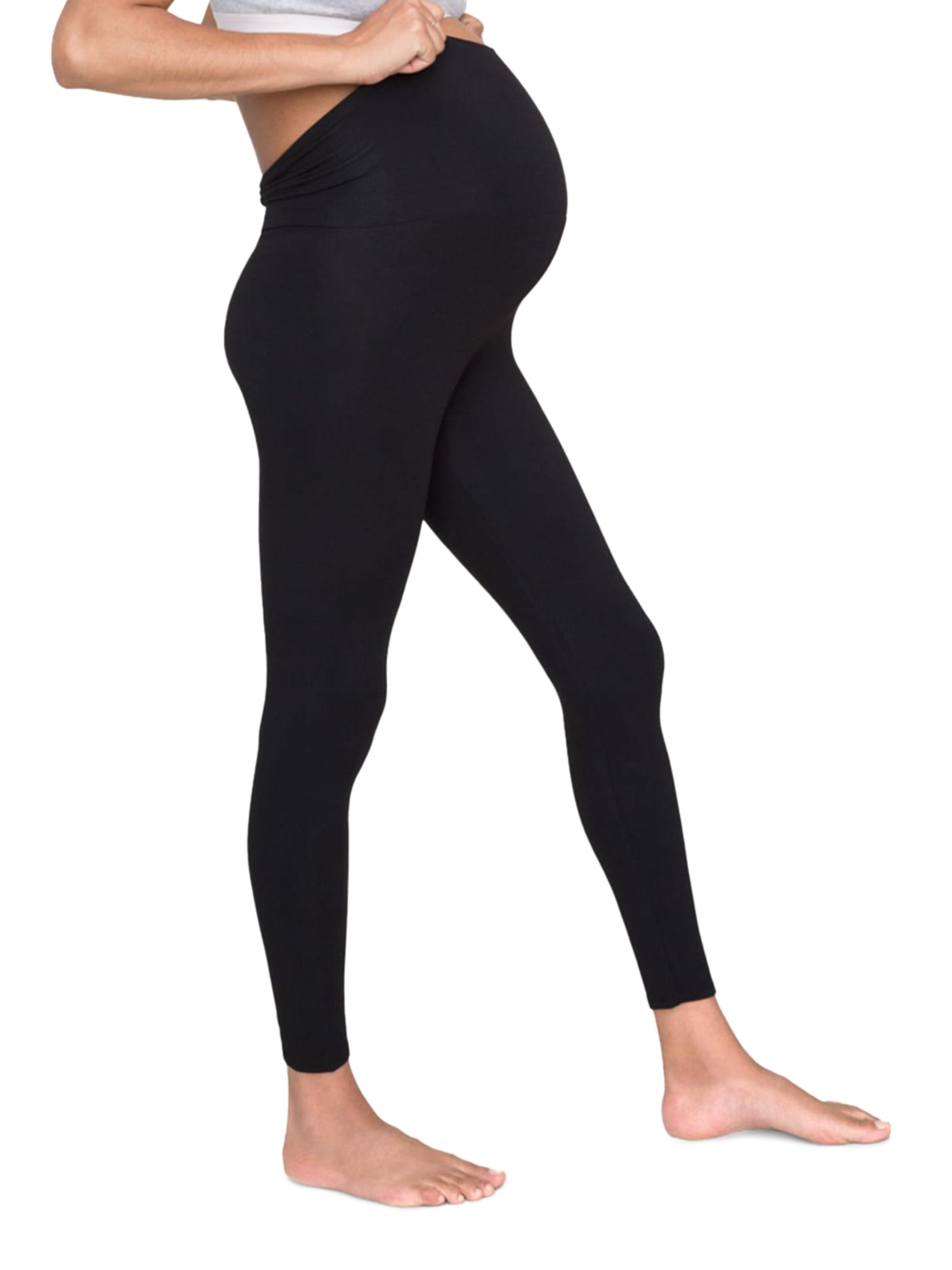 Hatch Women's The Ultra Soft Maternity Over the Bump Leggings - Black