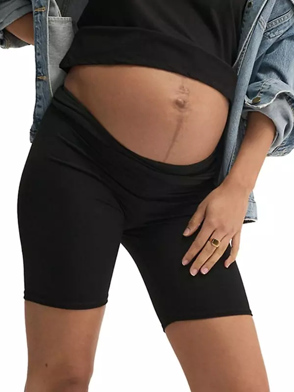 Shop Hatch The Ultimate Maternity Over The Bump Bike Shorts