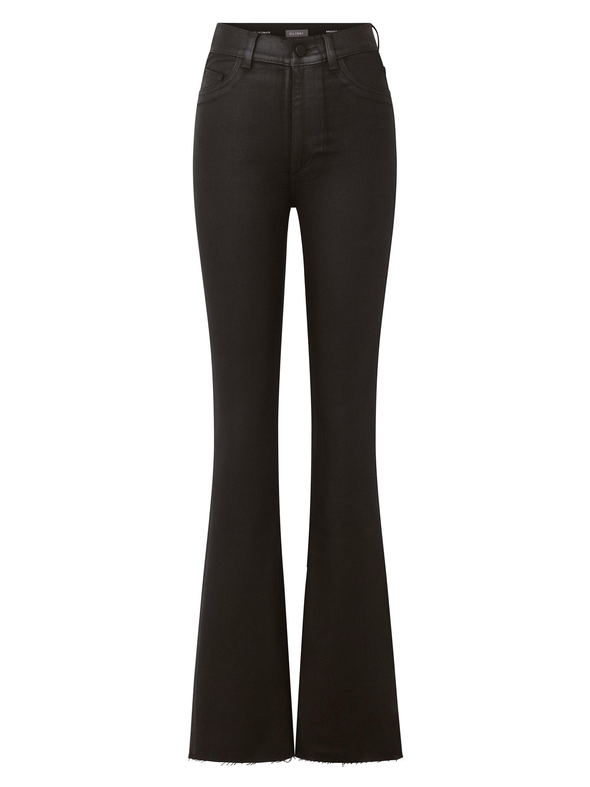 DL1961 Women's Bridget Instasculpt Boot Jeans - Black Coated