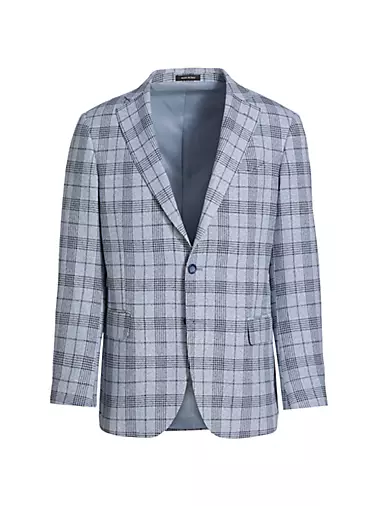 COLLECTION Glen Check Wool-Blend Sport Coat