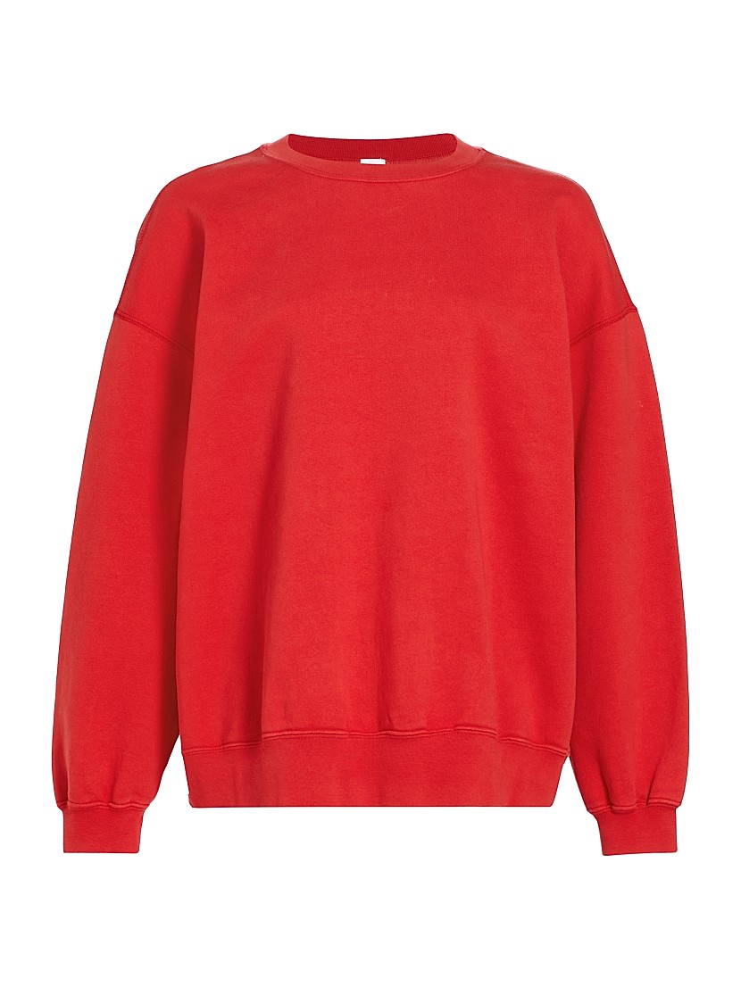 Shop Re/done Oversized Crewneck Sweatshirt | Saks Fifth Avenue Shop Re/done Oversized Crewneck Sweatshirt | Saks Fifth Avenue