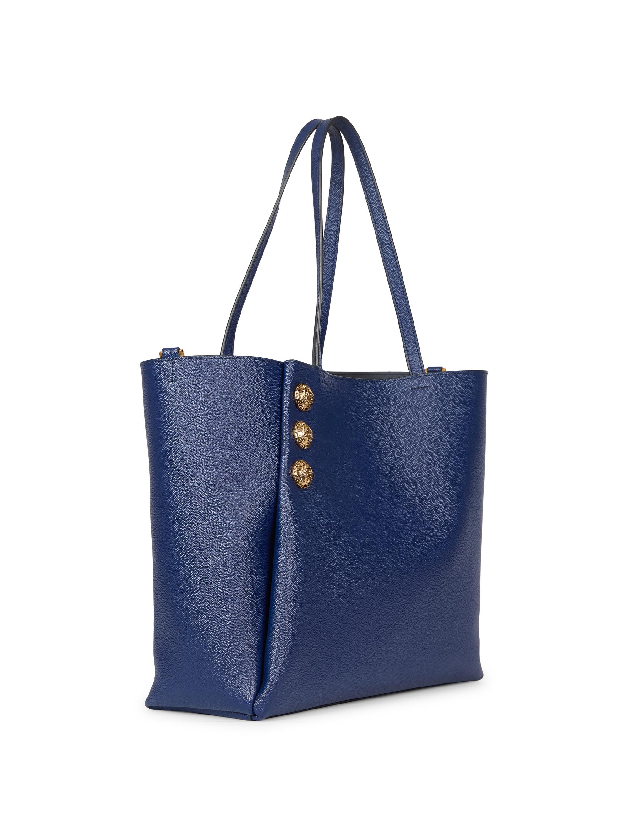 バッグ BALMAIN Quilted nylon travel bag with diamond motif black black