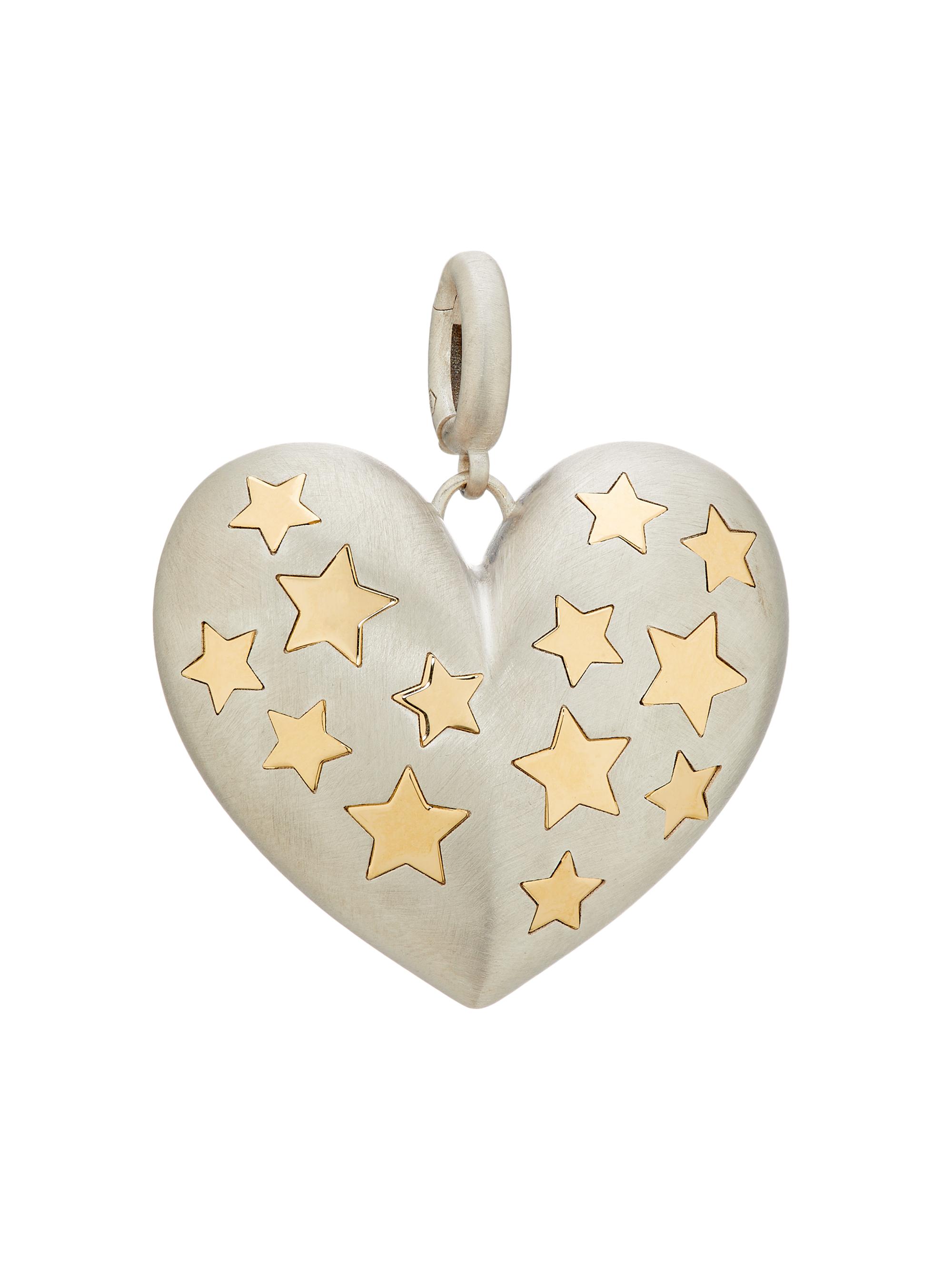 Lauren Rubinski Women's Bruno Two-Tone 14K Gold Heart Charm - Gold