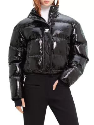 Courrèges Black Oversized Jacket