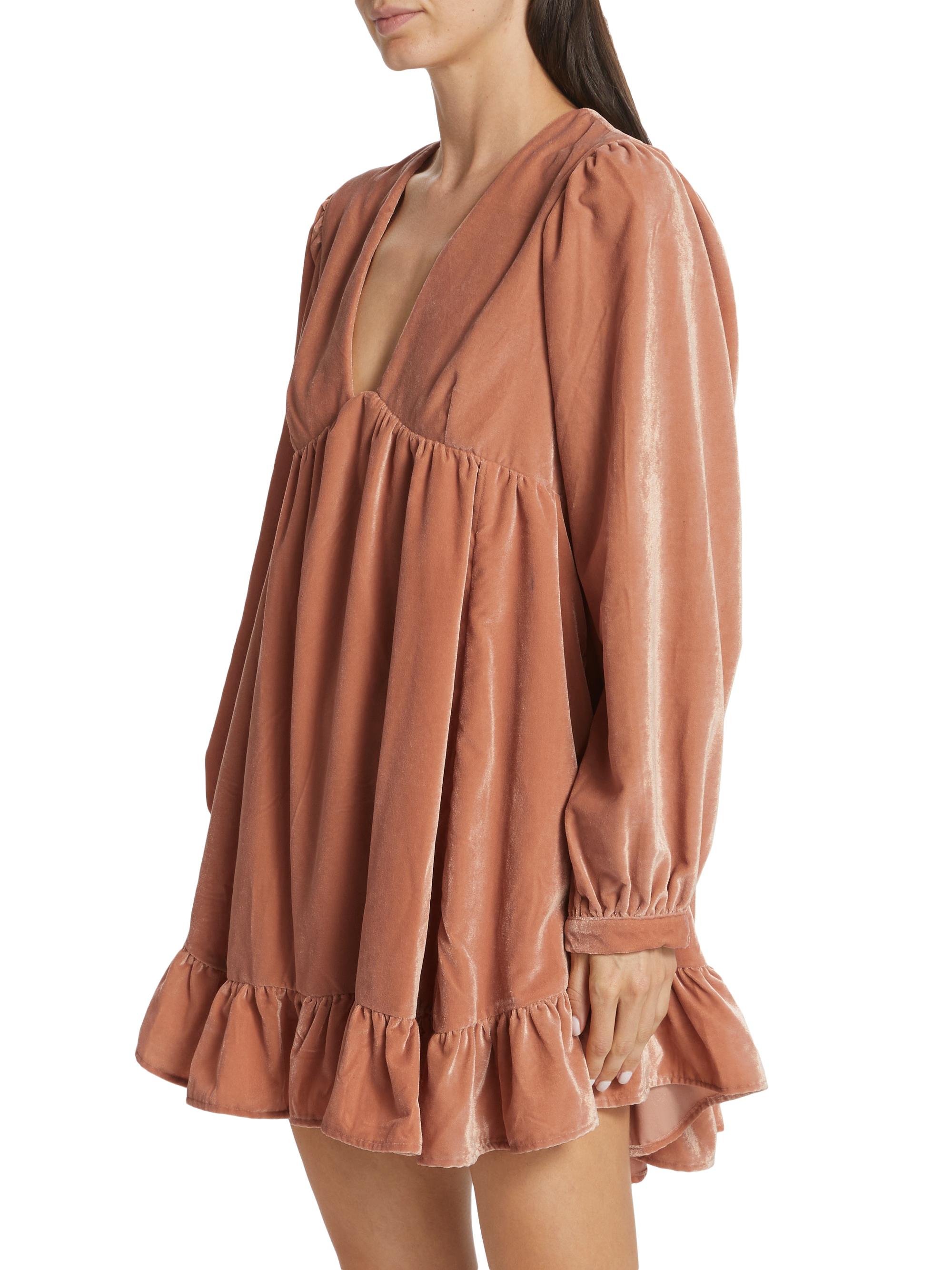 free people estella mini dress Free - Holiday ready. Shop the Estella Velvet Mini Dress now.  https://bddy.me/3GDnpmU