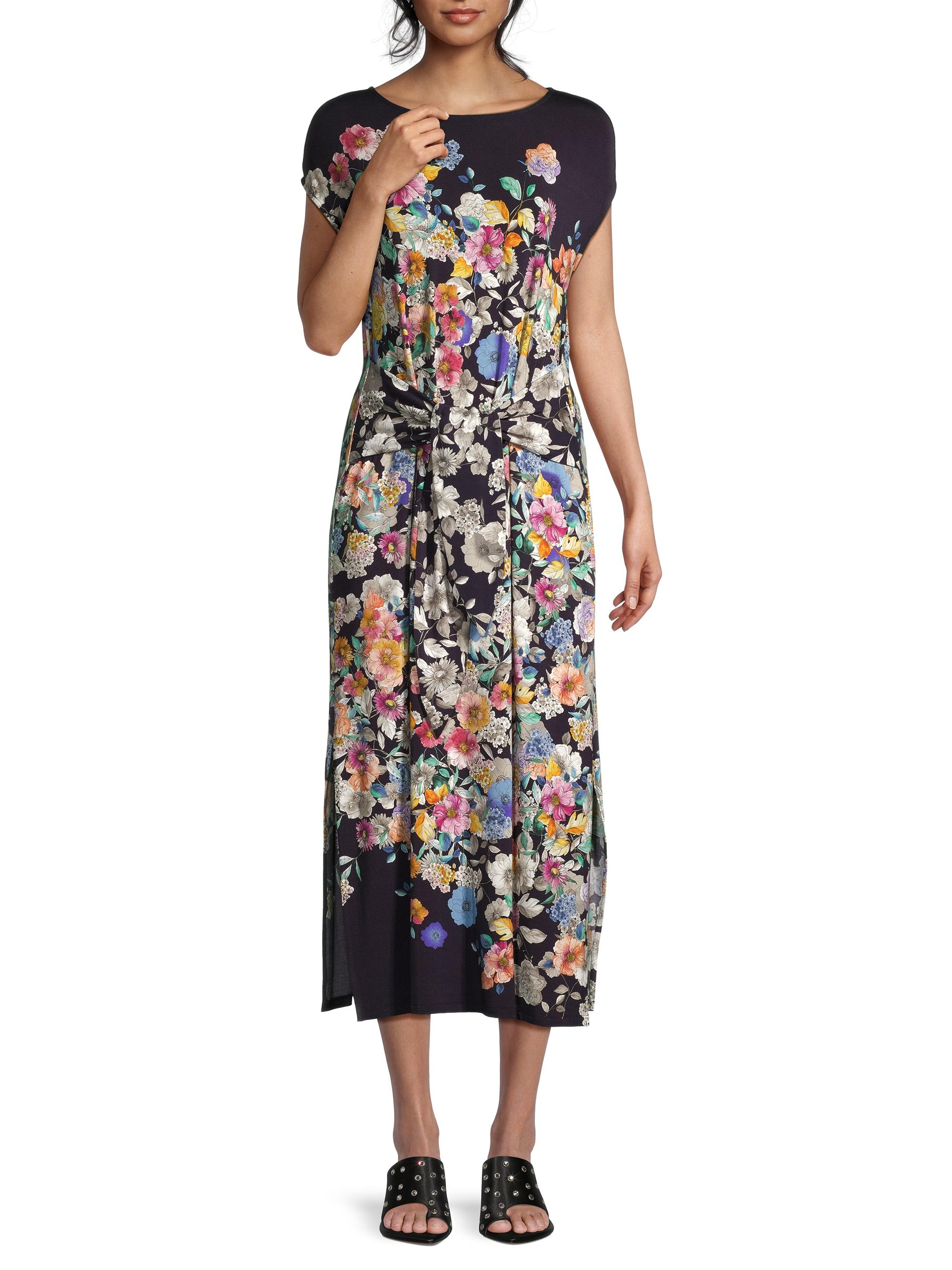 Johnny Was Fall Dance Tie-Waist Midi-Dress | Saks Fifth Avenue