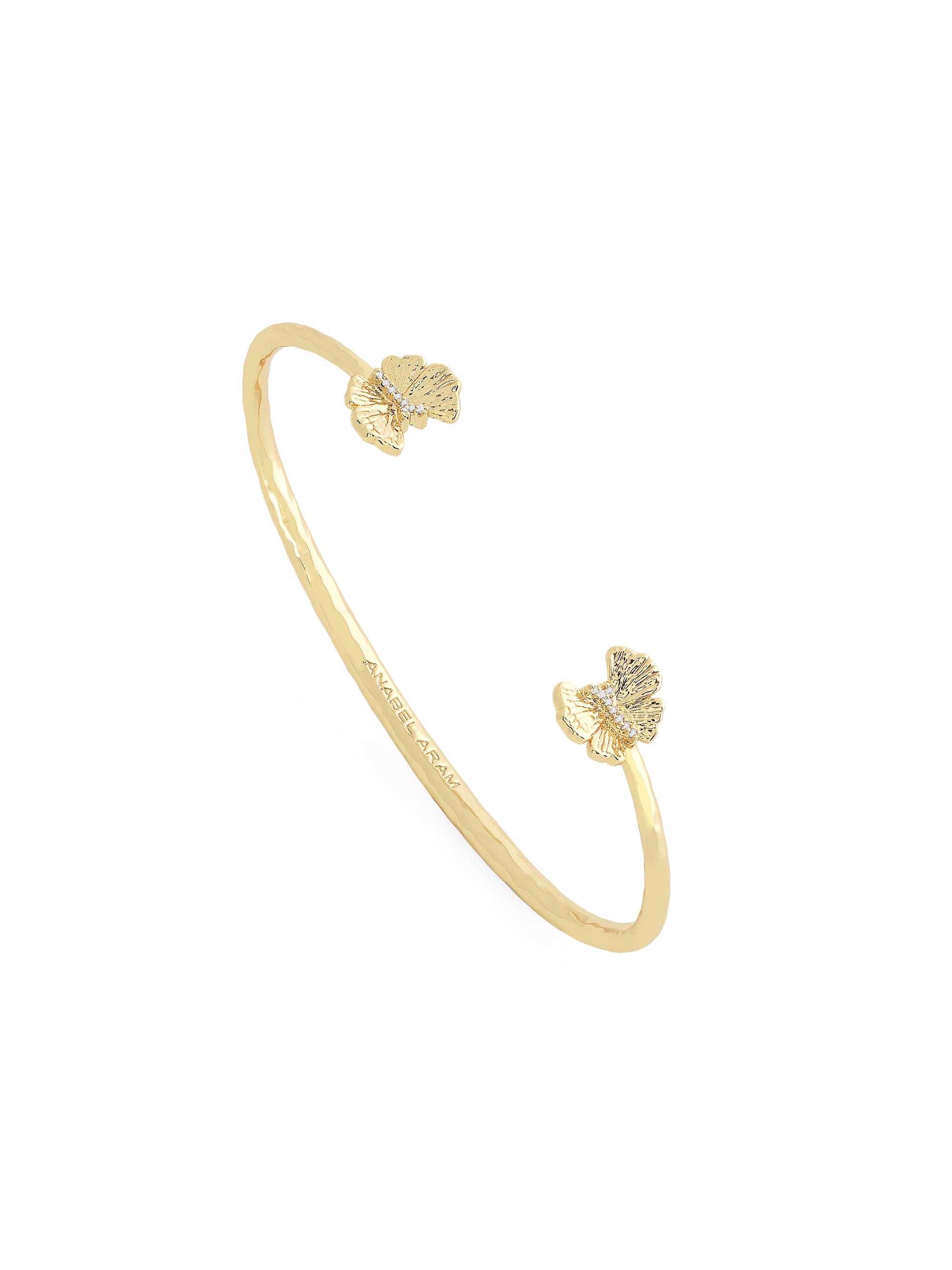 Anabel Aram Women's Butterfly 18K-Gold-Plated & Cubic Zirconia Cuff - Gold