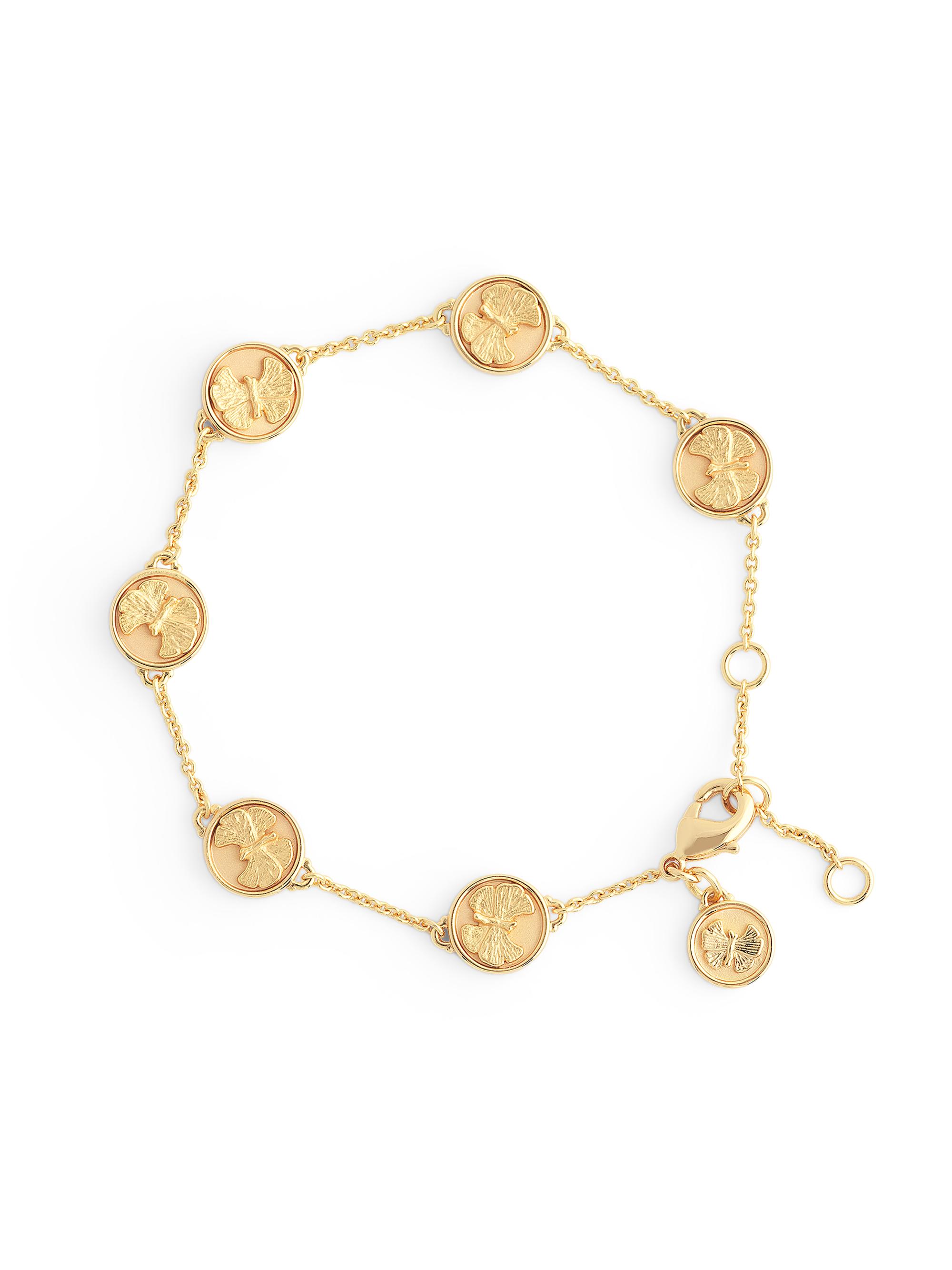 Anabel Aram Women's 18K Gold-Plated Butterfly Coin Bracelet - Gold