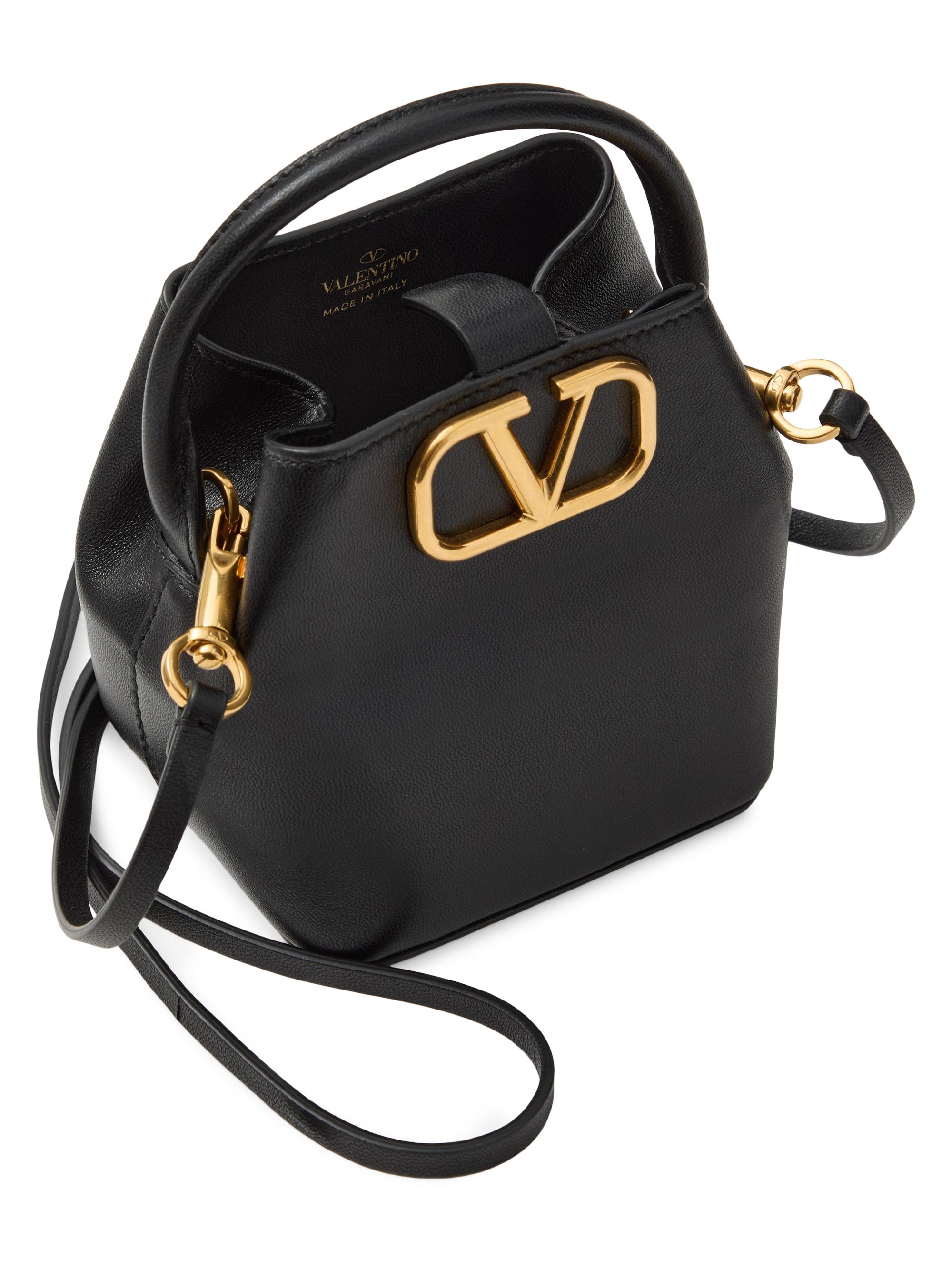Valentino Garavani Mini Nappa Vlogo Signature Bucket Bag | Saks