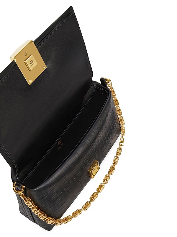 Shop Givenchy Small 4G Soft Crossbody Bag In 4G Leather Shop Givenchy Small 4G Soft Crossbody Bag In 4G Leather